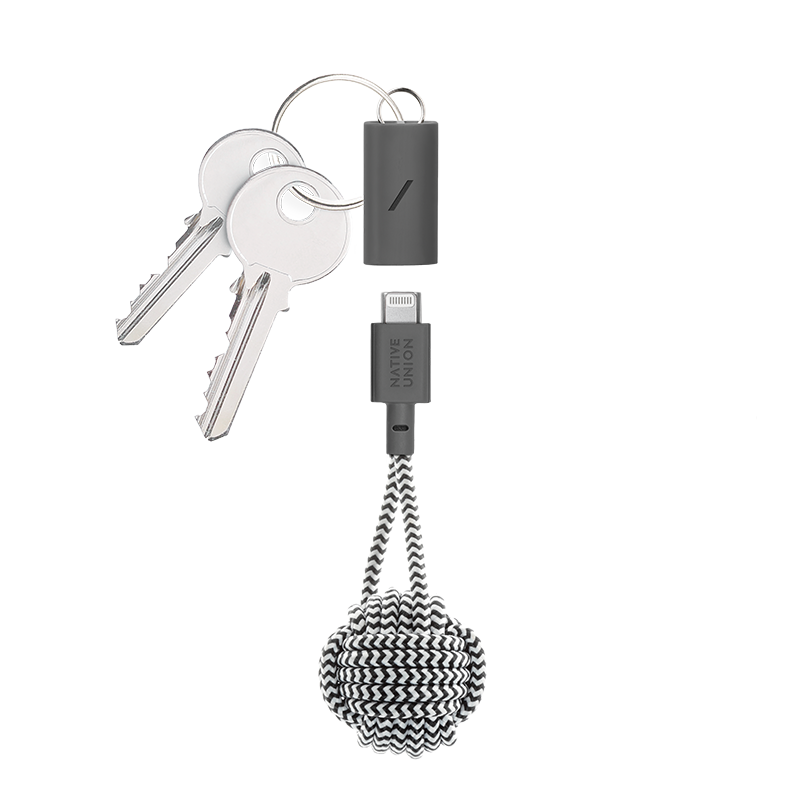 native-union-key-cable-usb-c-auf-lightning-ladekabel-23-cm image 1