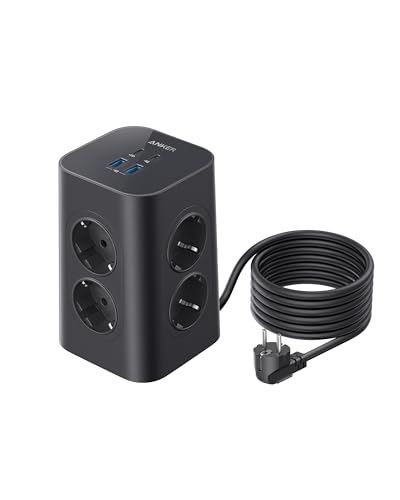 anker-8-fach-steckdosenleiste-steckdosenturm-mit-4-usb-anschl-ssen-20w-usb-c-und image 7