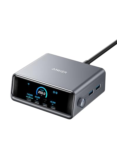 anker-prime-250w-ganprime-usb-c-ladeger-t-6-port-ladestation-mit-lcd-display-und image 7