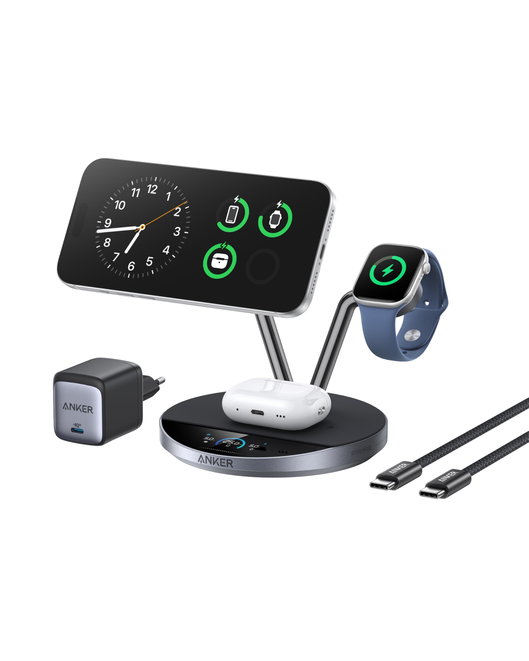 anker-prime-3-in-1-ladestation-qi2-25w-mit-smart-display-f-r-iphone-apple-watch- image 1