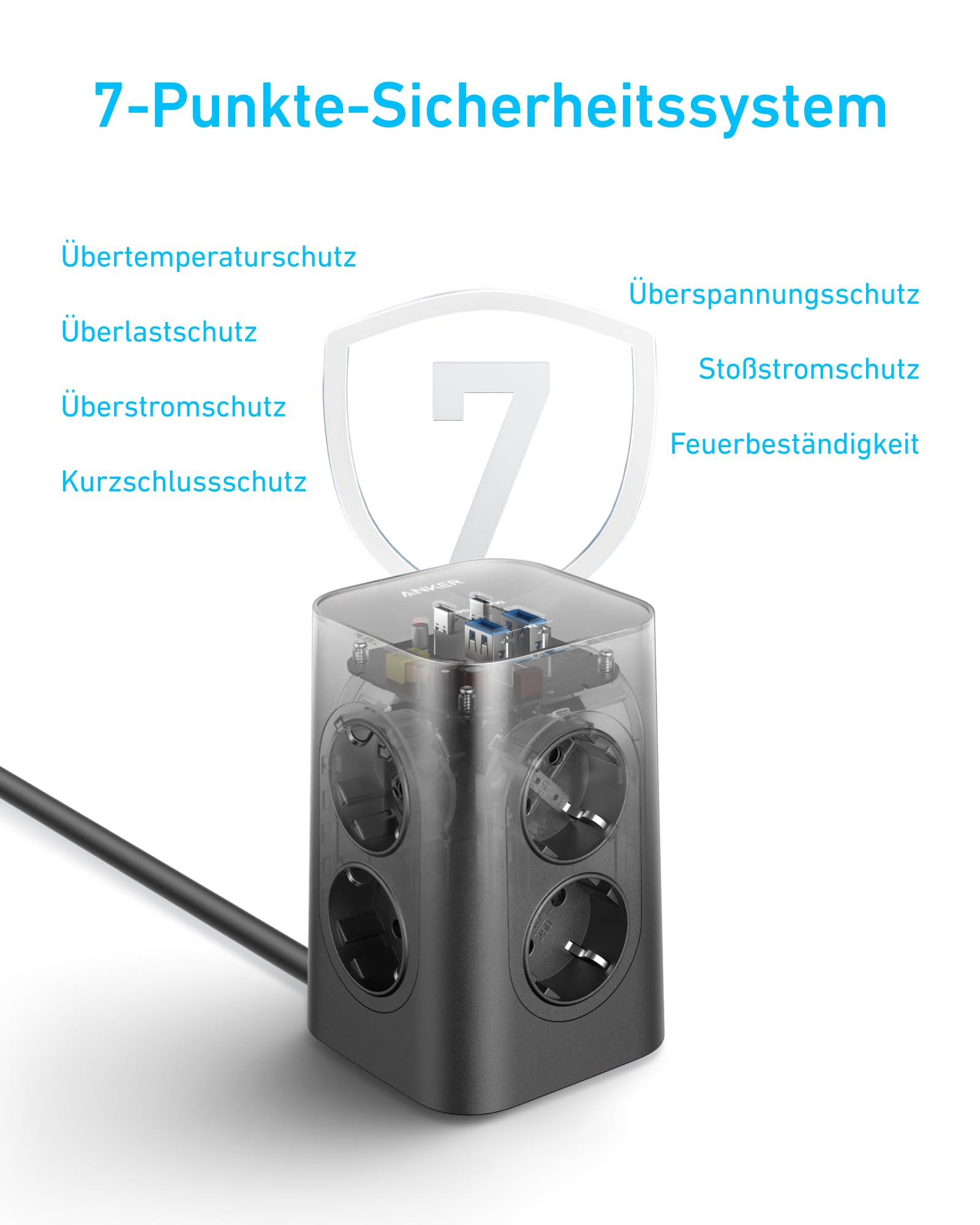 anker-8-fach-steckdosenleiste-steckdosenturm-mit-4-usb-anschl-ssen-20w-usb-c-und image 6