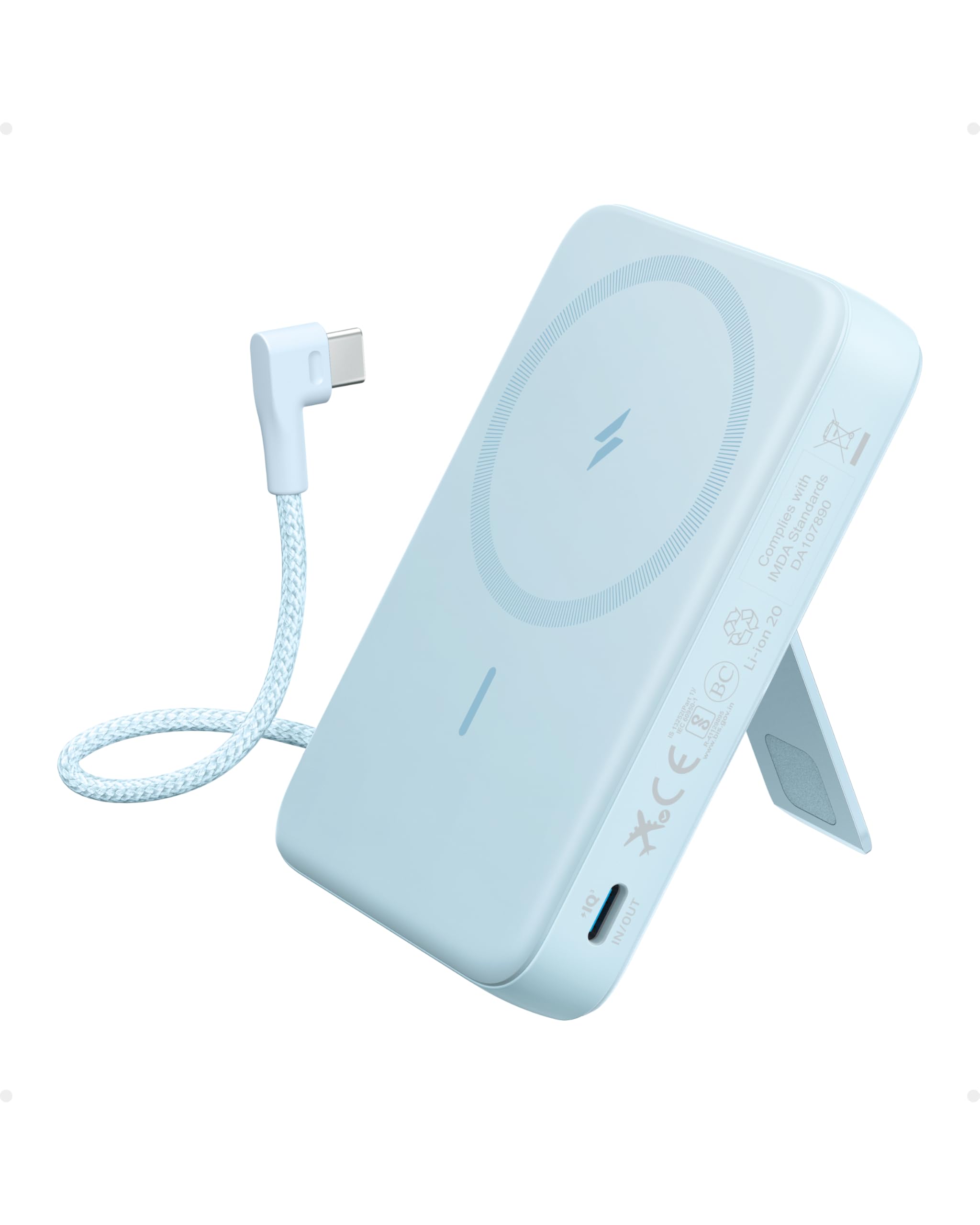 anker-zolo-powerbank-10-000-mah-magnetisch-30w-usb-c-schnellladen-mit-st-nder-un image 7