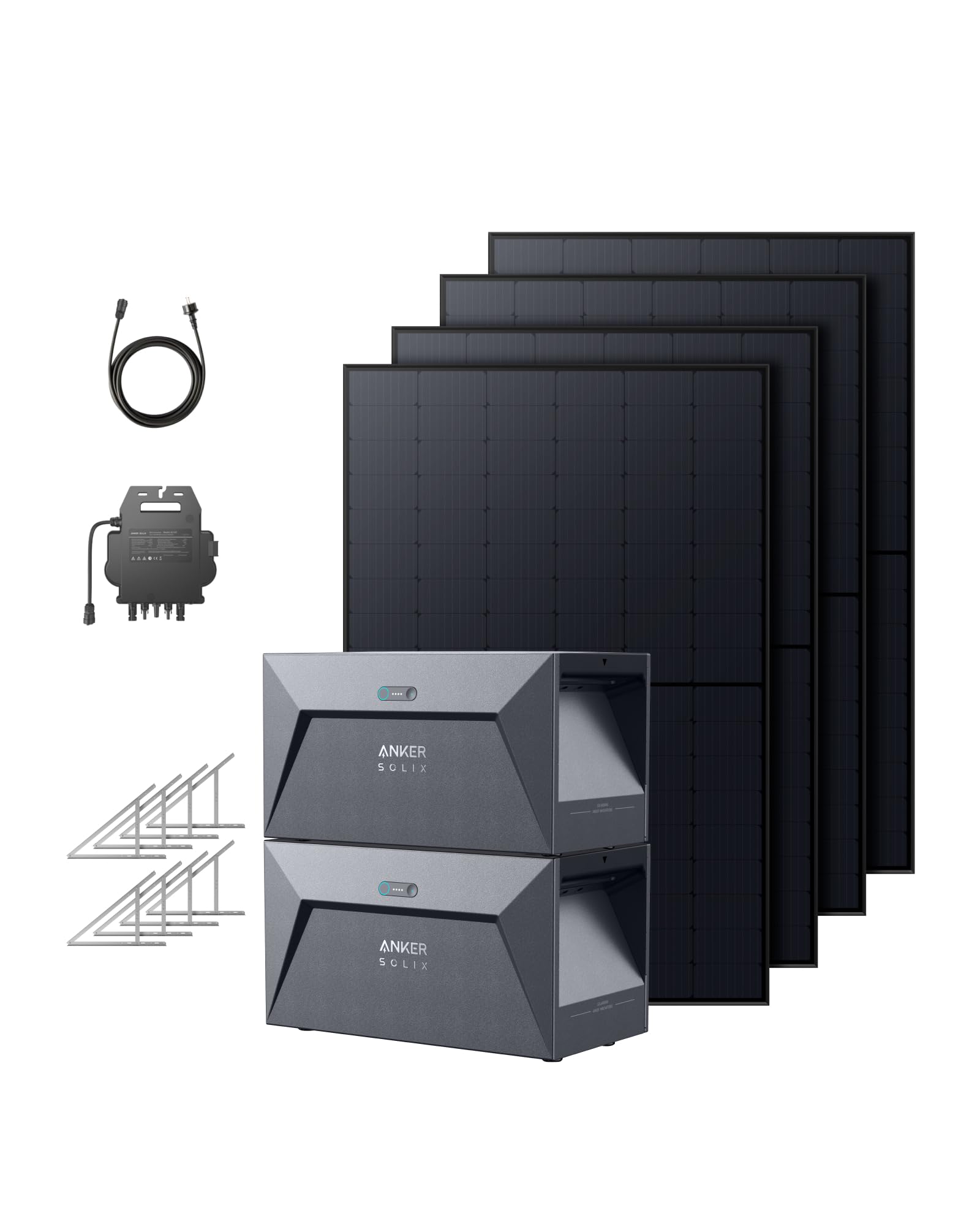 anker-solix-balkonkraftwerk-pro-1640w-3200wh-4x-410w-solarmodul-2x-solarbank-e16 image 1