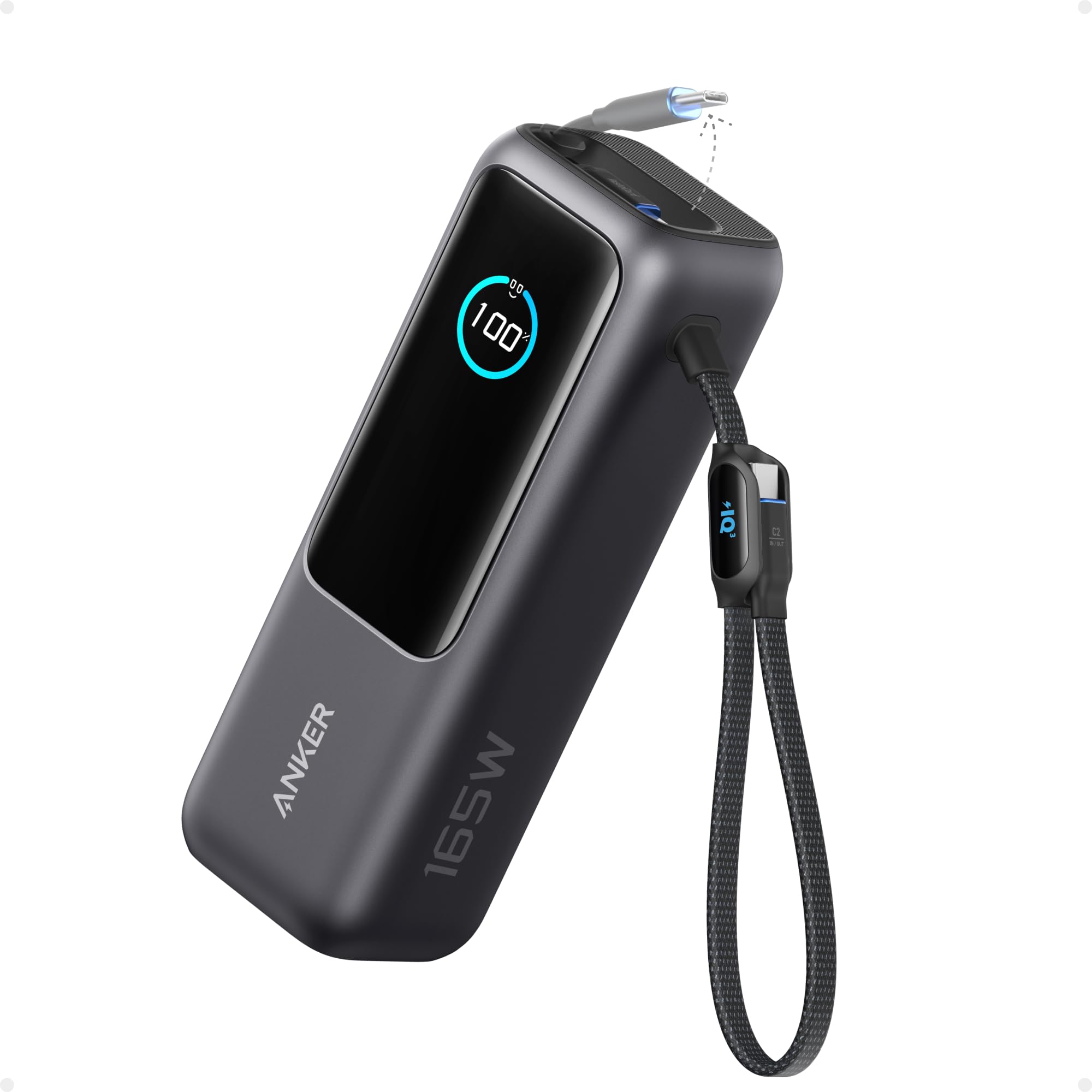 anker-165w-25000-mah-laptop-powerbank-mit-70-cm-ausziehbarem-usb-c-kabel-trageba image 1