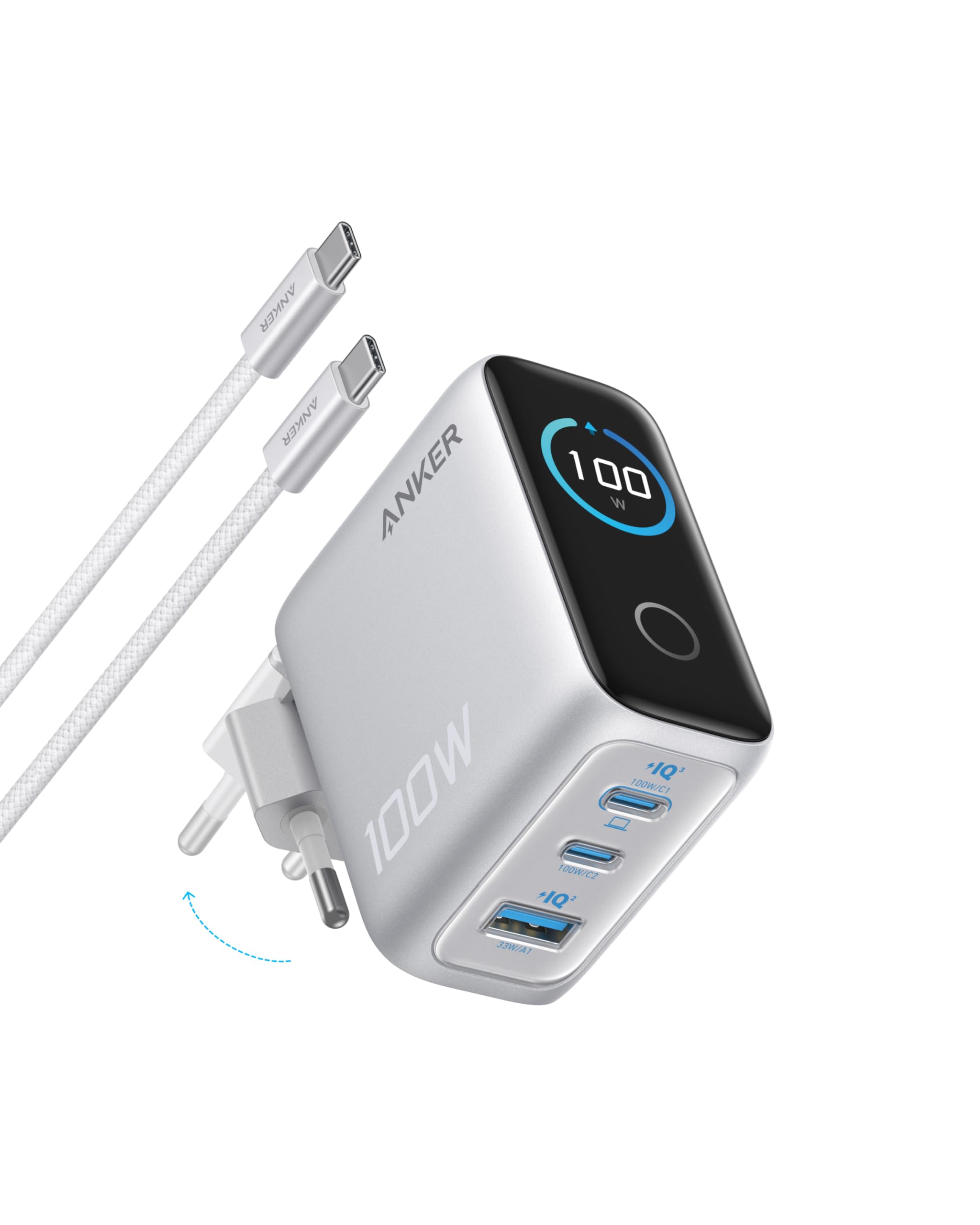anker-100w-usb-c-ladeger-t-mit-smart-display-touch-steuerung-3-port-gan-f-r-macb image 8
