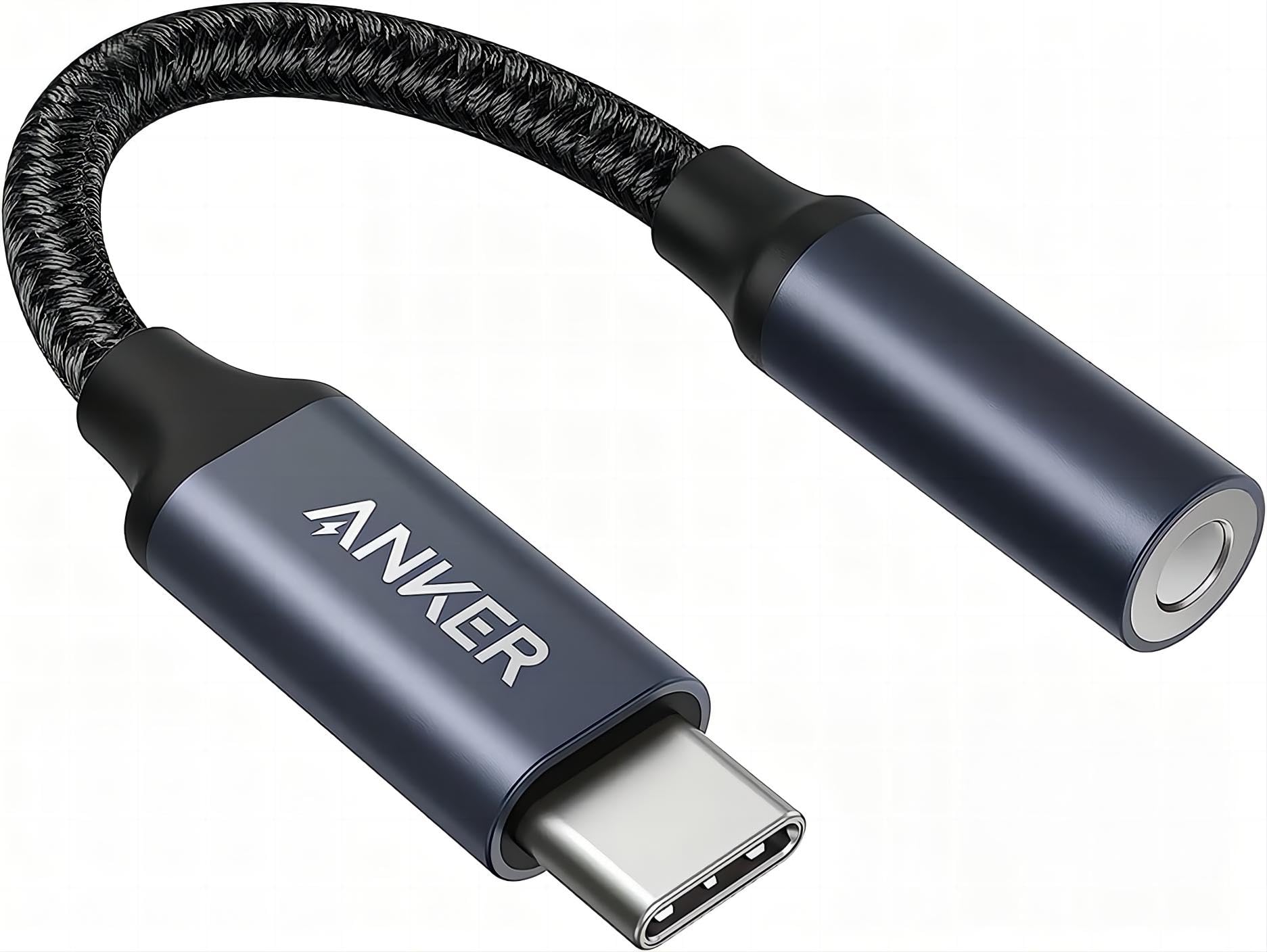 anker-usb-c-auf-3-5mm-audio-adapter-mit-dac-chip-96khz-24bit-nylonkabel-f-r-sams image 1