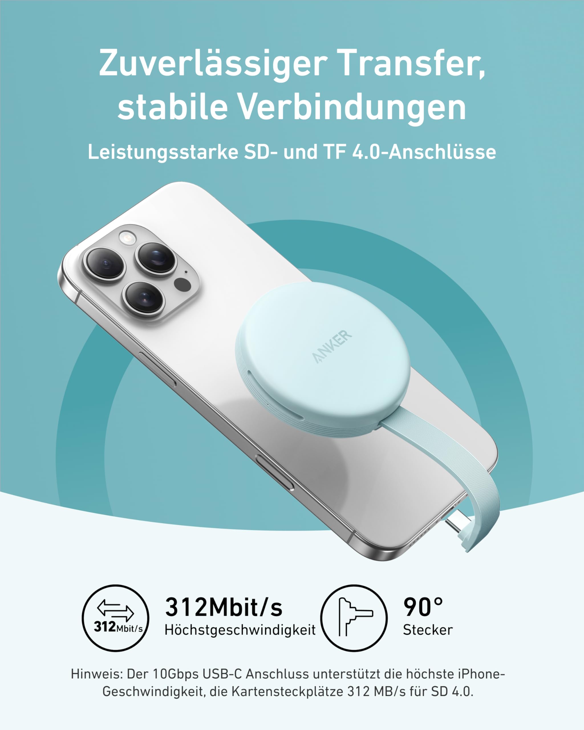 anker-maggo-usb-c-adapter-magnetischer-sd-tf-kartenleser-312-mb-s-f-r-iphone-15- image 3