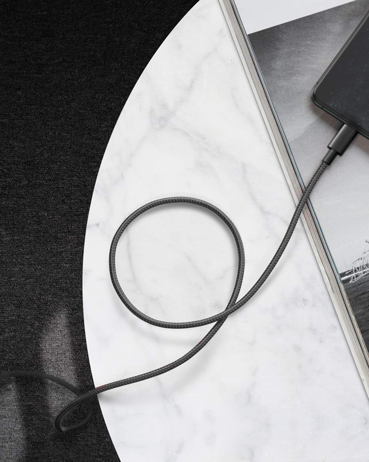 anker-331-usb-c-auf-lightning-kabel-180-cm-nylon-mfi-zertifiziert-schwarz image 6