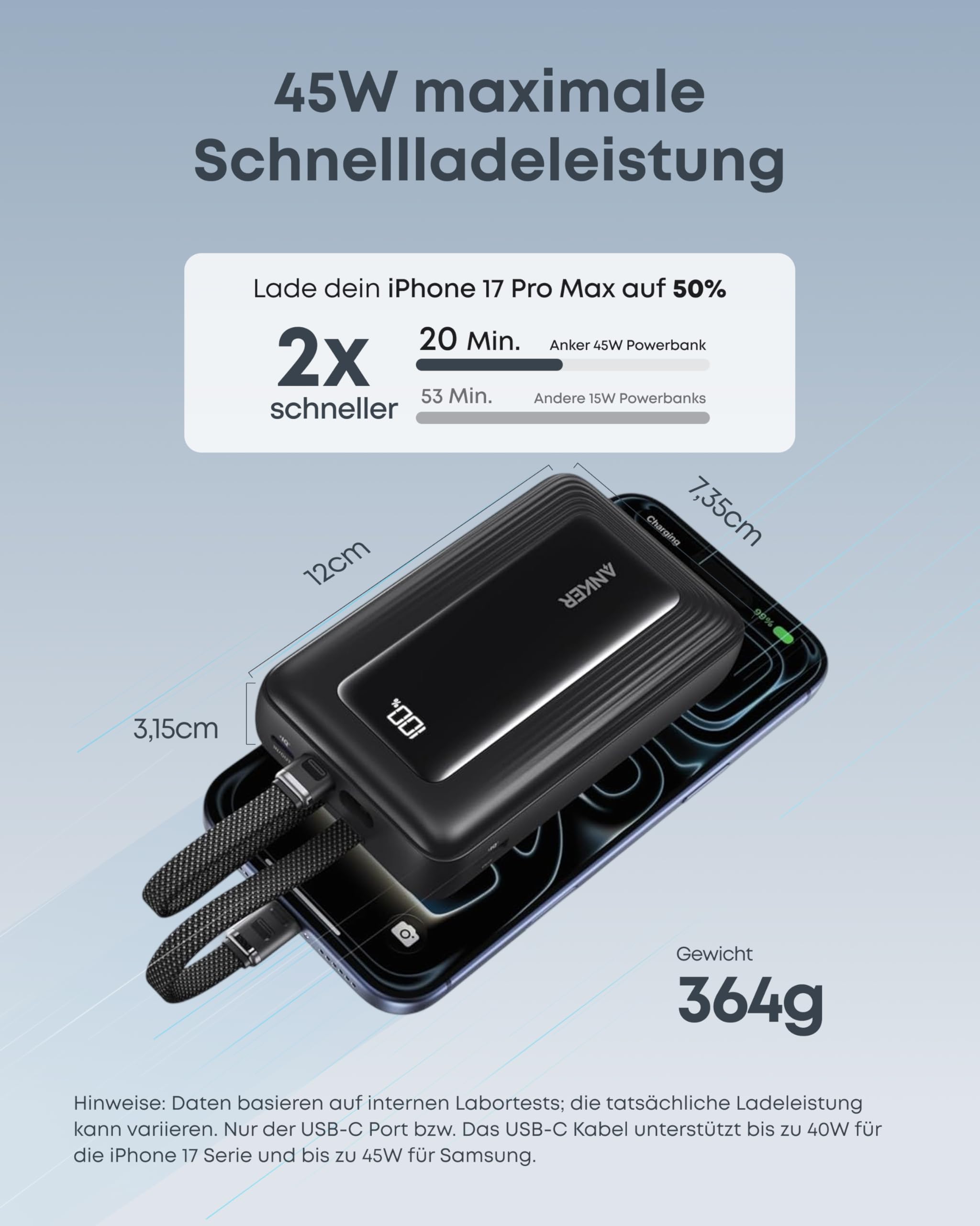 anker-zolo-powerbank-2025-upgrade-20-000-mah-45w-schnellladen-mit-zwei-integrier image 3