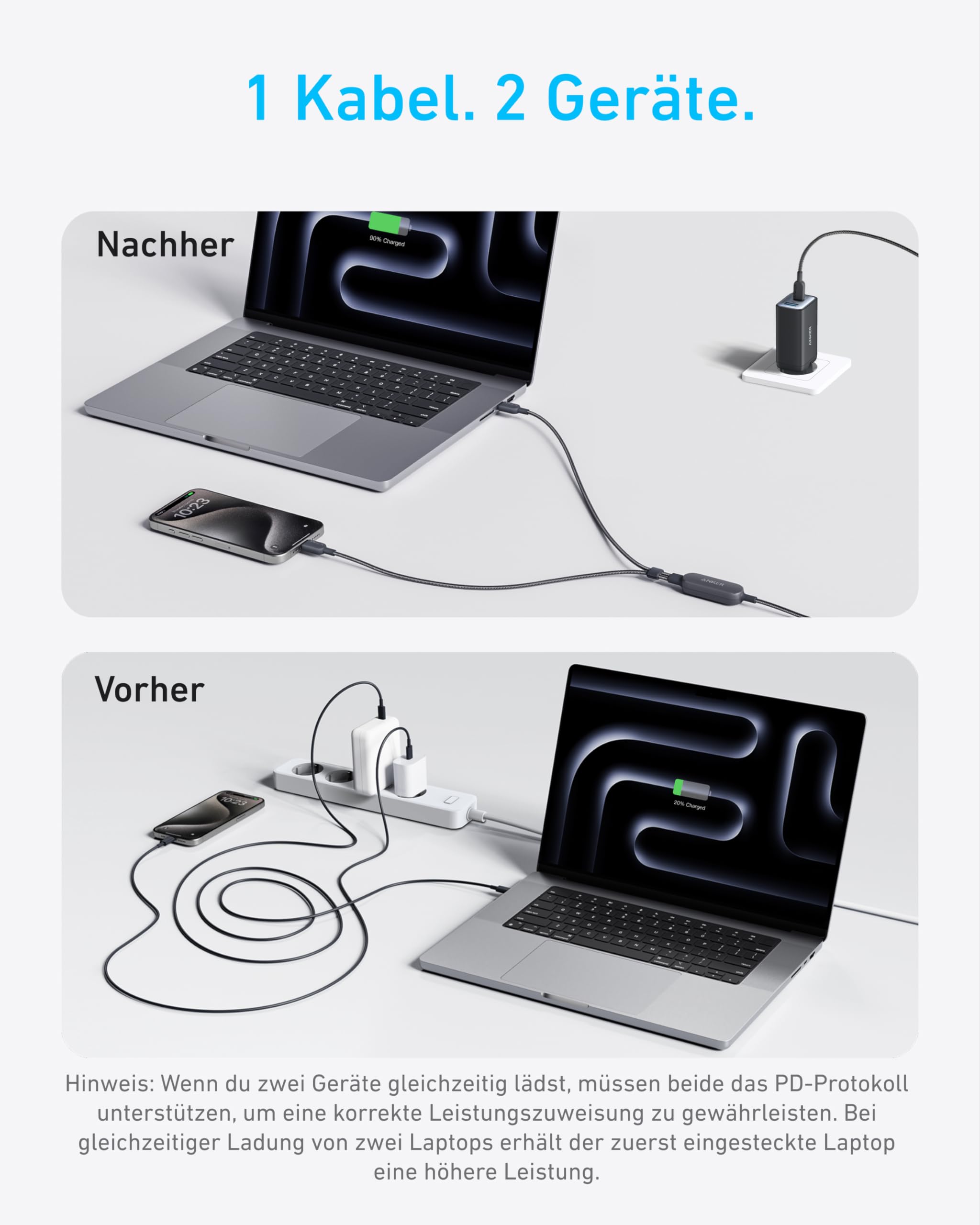 anker-140w-max-2-in-1-usb-c-kabel-1-8-m-usb-2-0-flecht-design image 2