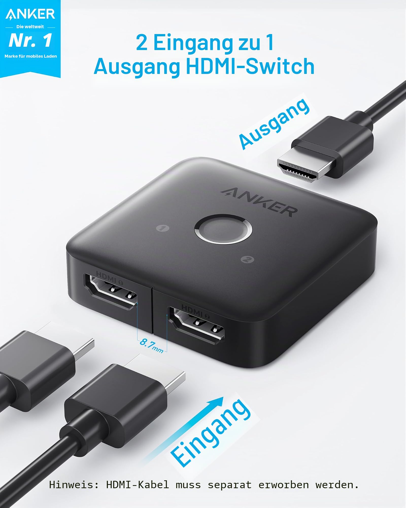 anker-hdmi-switch-4k-60hz-2-eing-nge-auf-1-ausgang-hdr-3d-dolby-kompatibel-mit-l image 2