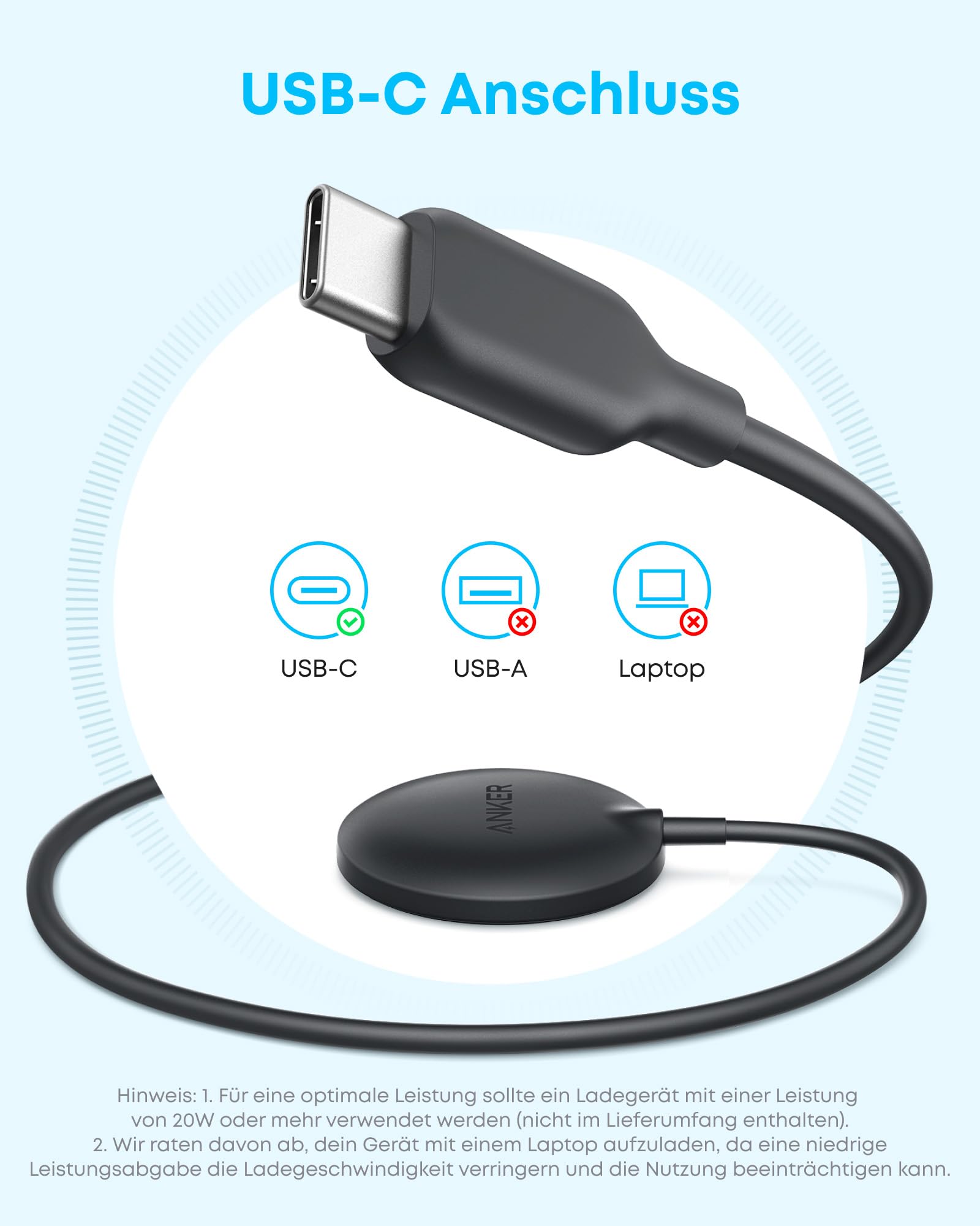 anker-zolo-qi2-magnet-ladepad-15w-magsafe-kompatibel-mit-1-5m-usb-c-kabel-f-r-ip image 7