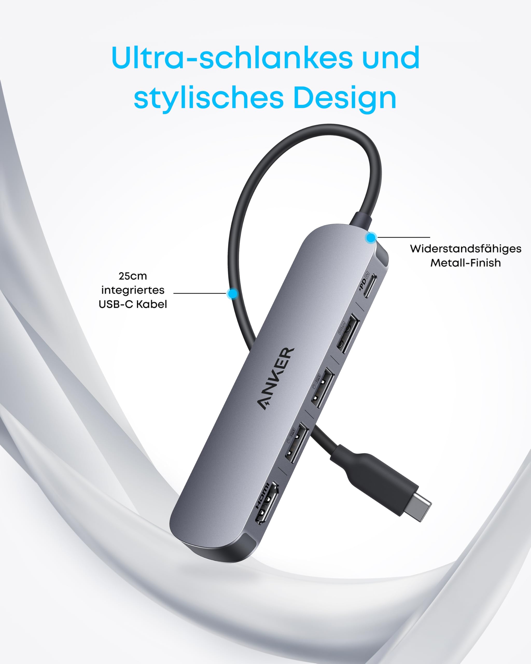 anker-usb-c-hub-5-in-1-4k-30hz-hdmi-90w-power-delivery-usb-a image 6