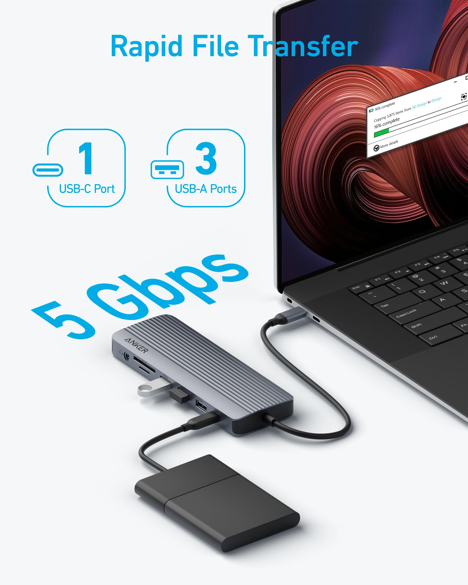 anker-triple-display-usb-c-hub-14-in-1-2x-4k-hdmi-vga-80w-pd-5-gbit-s image 5