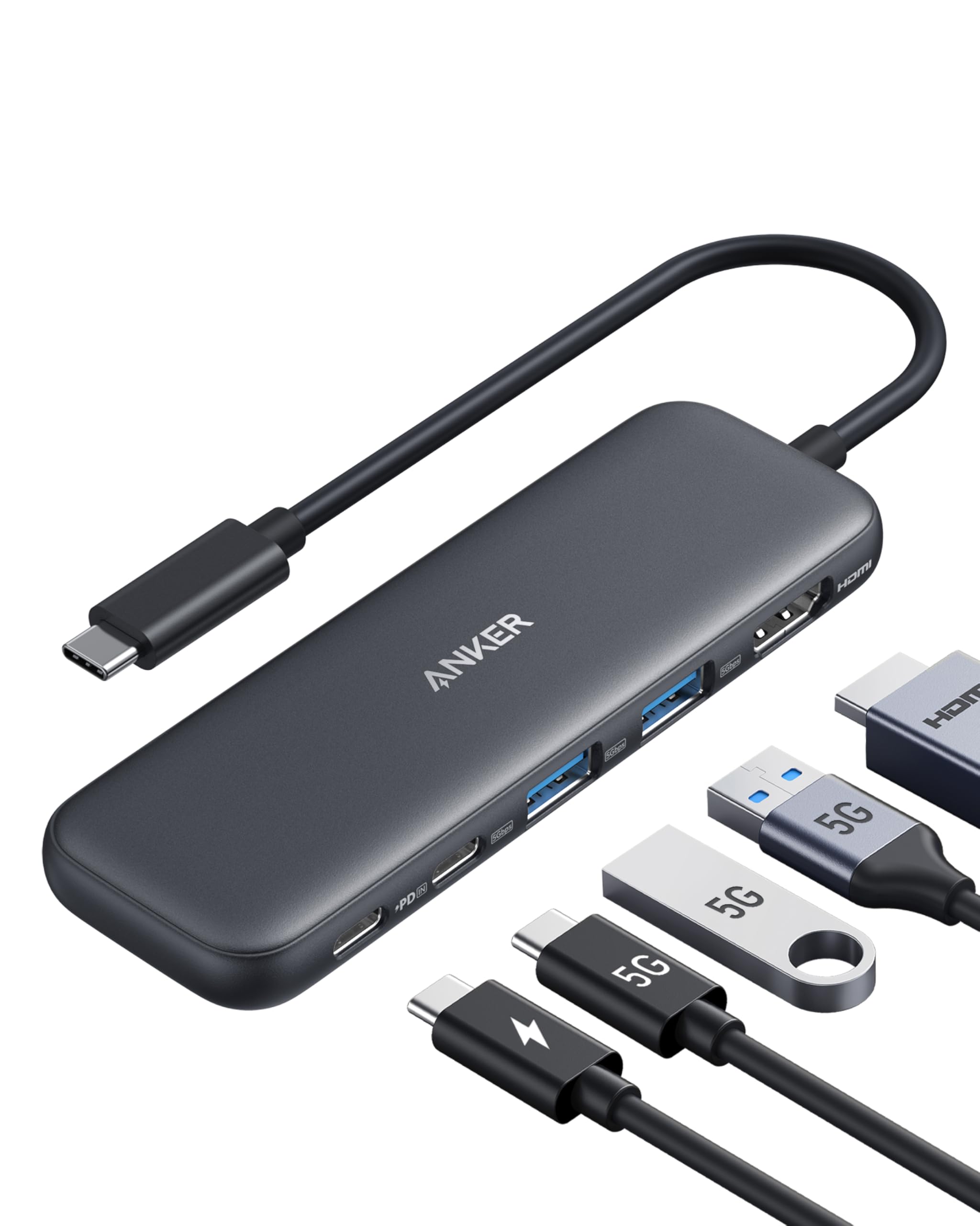 anker-332-usb-c-hub-5-in-1-4k-hdmi-100w-pd image 1