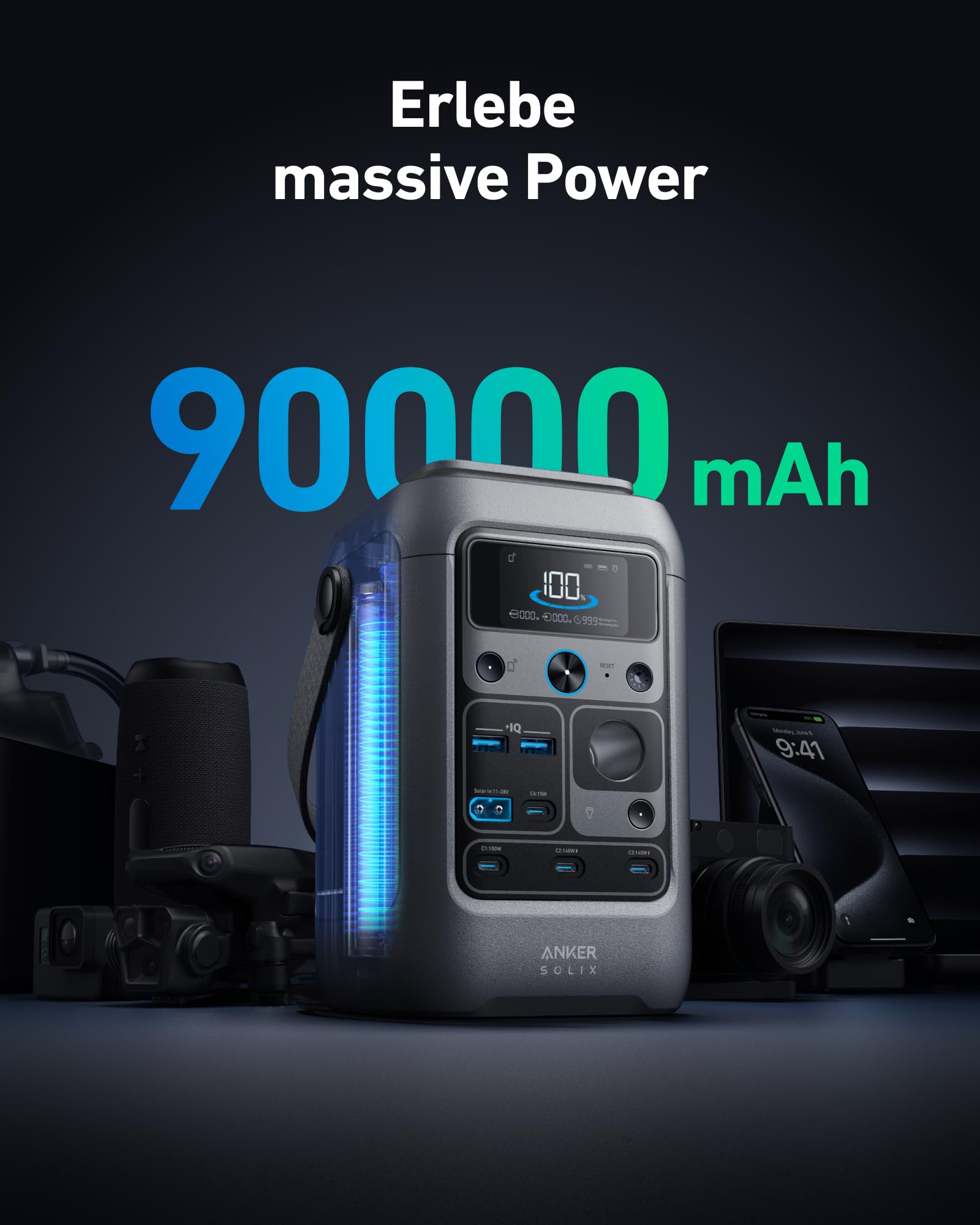 anker-solix-c300-dc-powerbank-powerstation-288wh-300w-lifepo4-mit-7-anschl-ssen- image 2