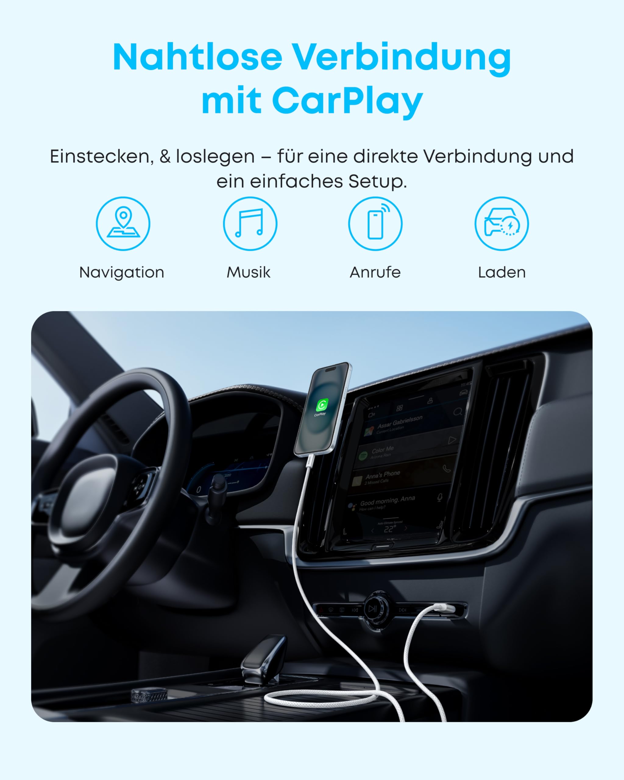 anker-zolo-usb-a-auf-usb-c-kabel-1-8m-geflochten-f-r-carplay image 2