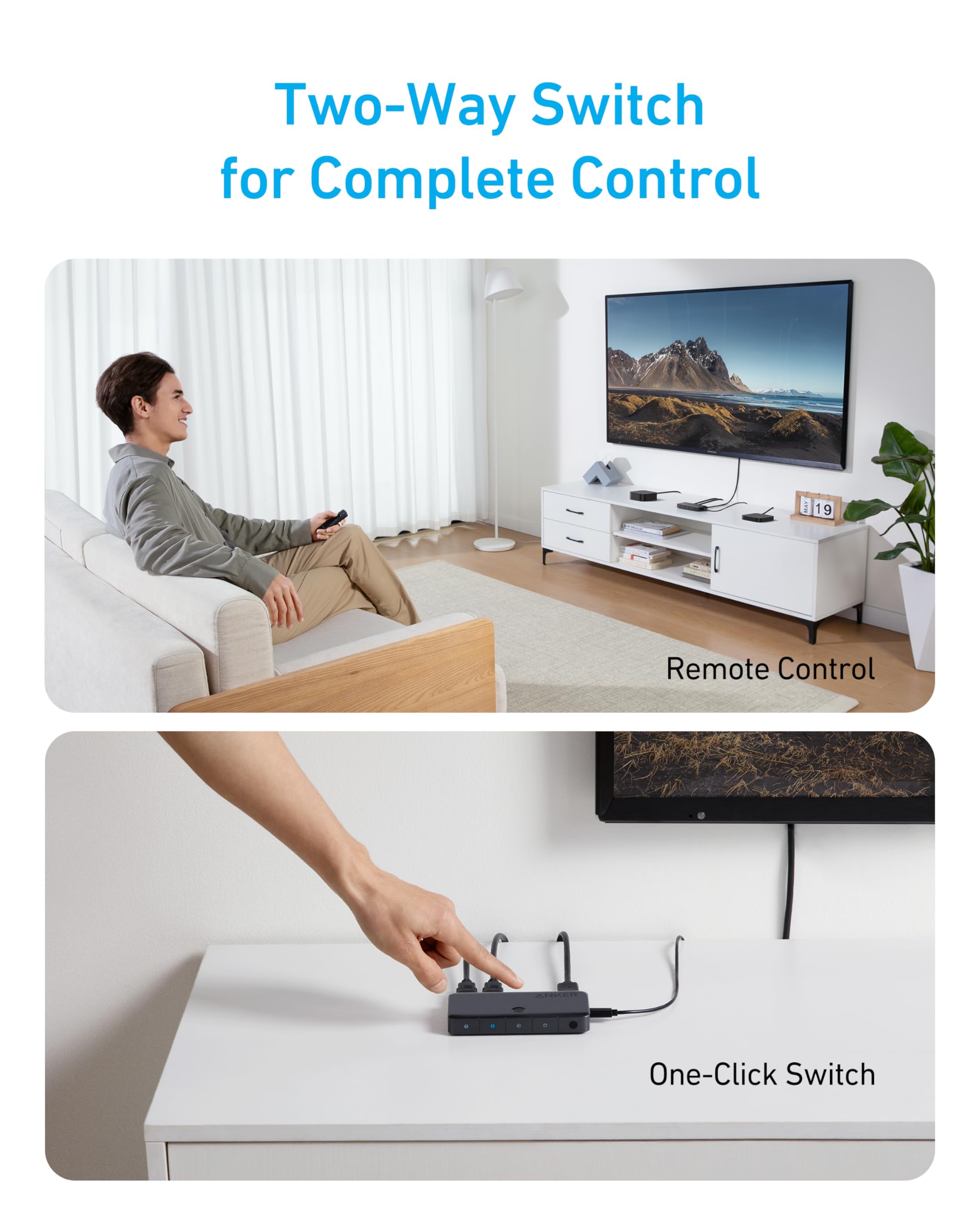 anker-4-in-1-hdmi-switch-4k-60hz-mit-fernbedienung-f-r-laptop-pc-xbox-projektor image 3