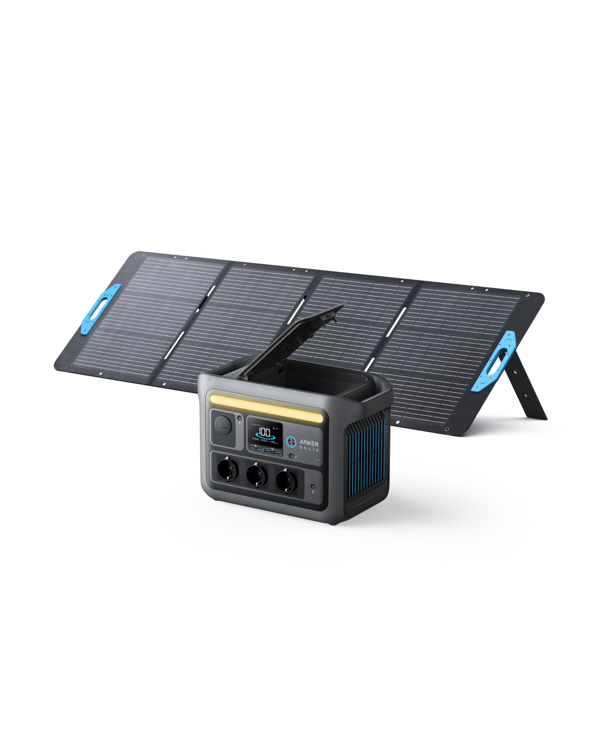 anker-solix-c800-powerstation-768-wh-1200-w-mit-200-w-solarpanel-lifepo4-ultrafa image 1