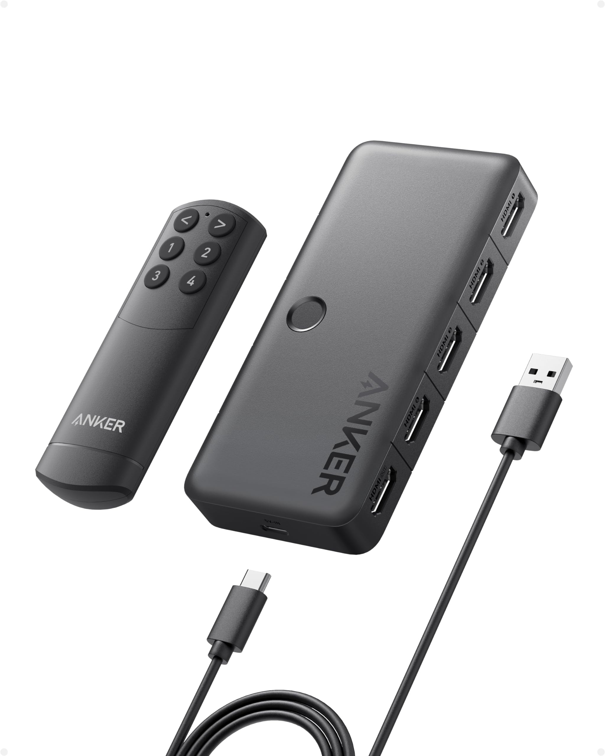 anker-4-in-1-hdmi-switch-4k-60hz-mit-fernbedienung-f-r-laptop-pc-xbox-projektor image 1