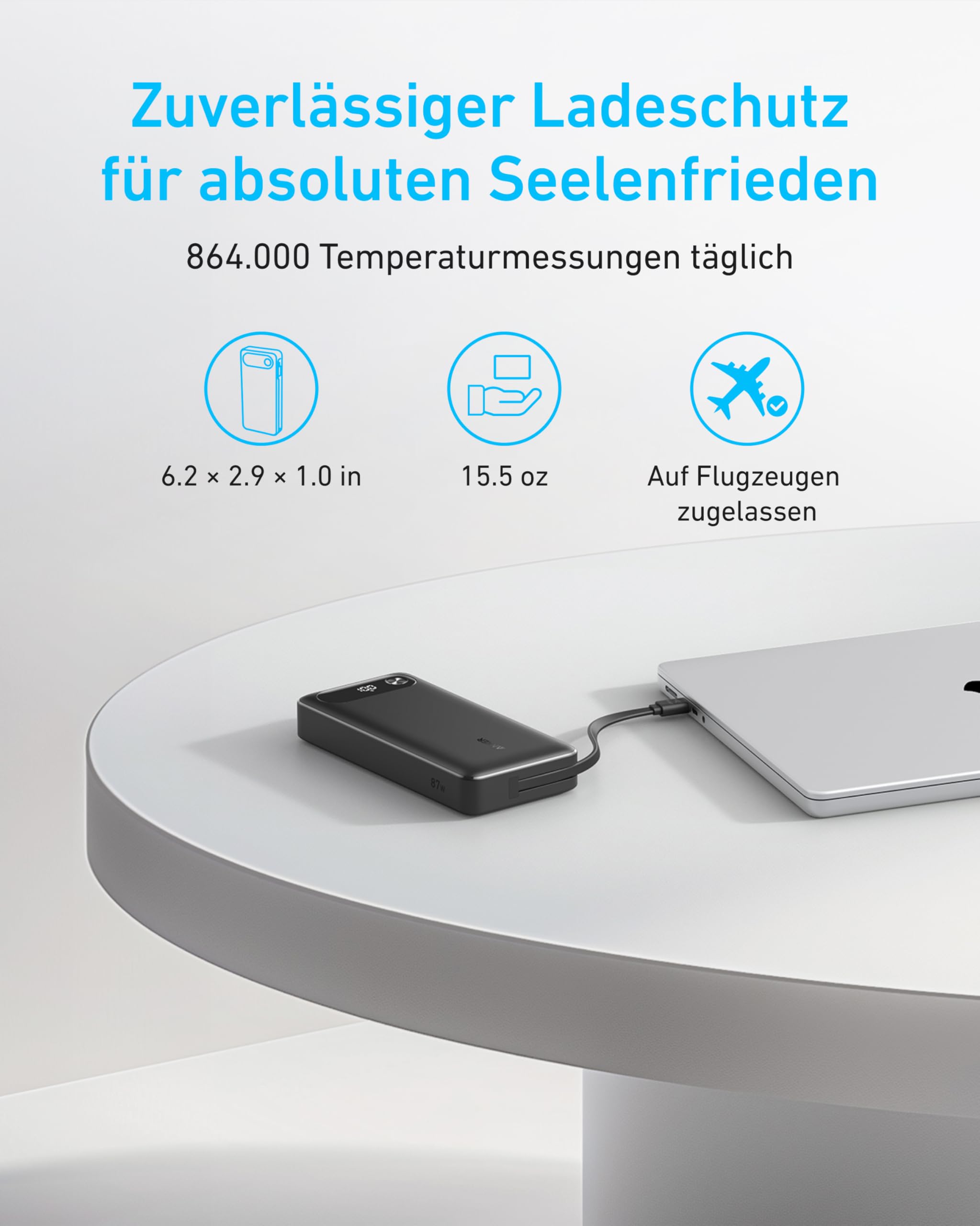 anker-powerbank-20-000-mah-87-w-mit-integriertem-usb-c-kabel-65-w-schnellladen-f image 6