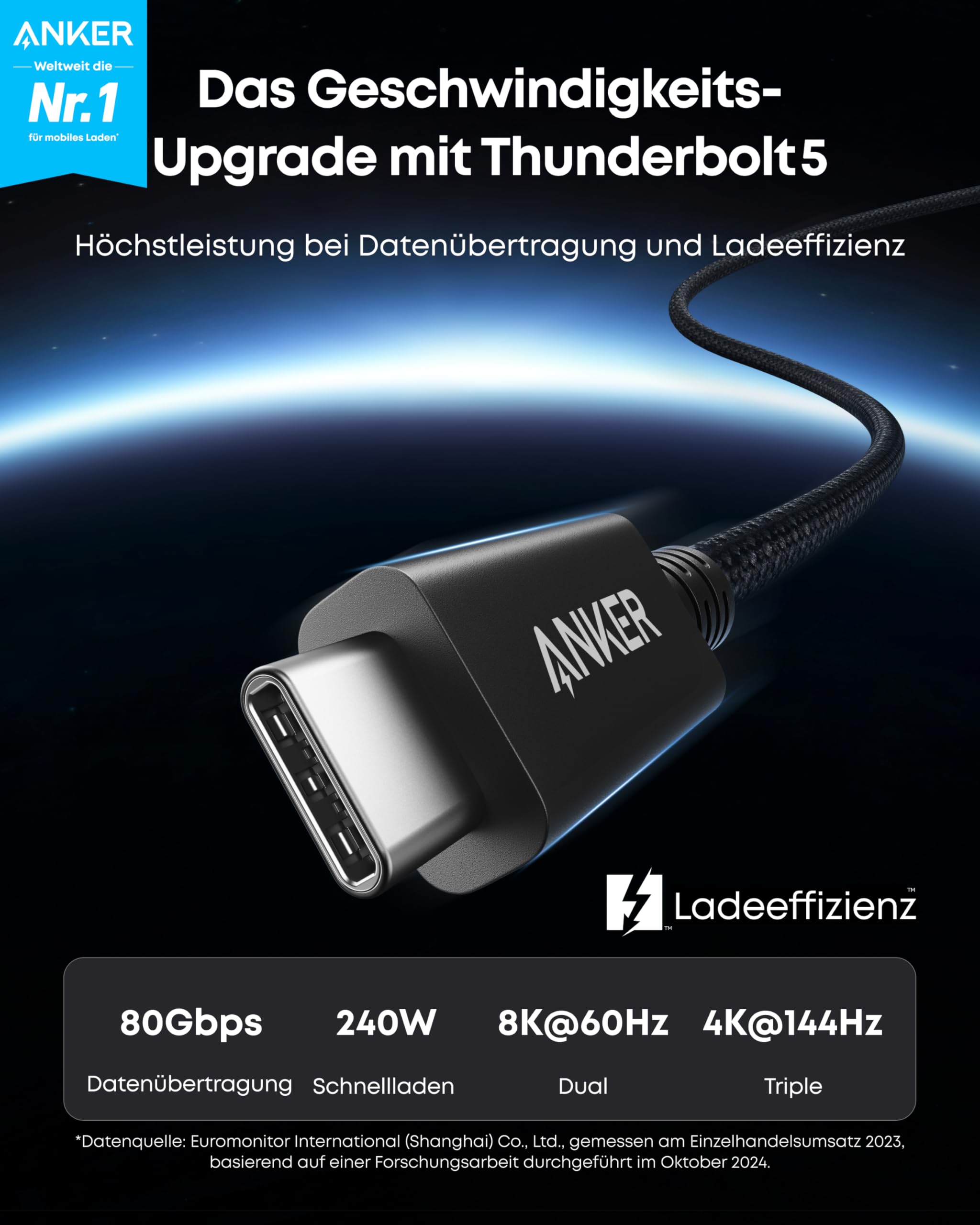 anker-prime-thunderbolt-5-kabel-1-m-usb-c-auf-usb-c-240w-laden-80gbps-datenrate- image 2