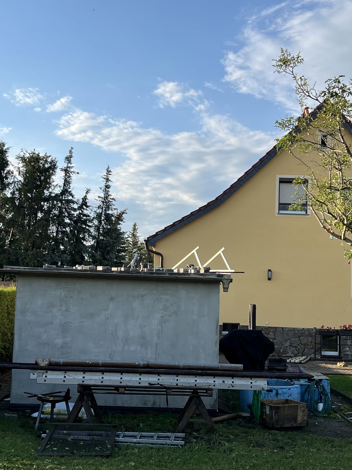 Balkon voll