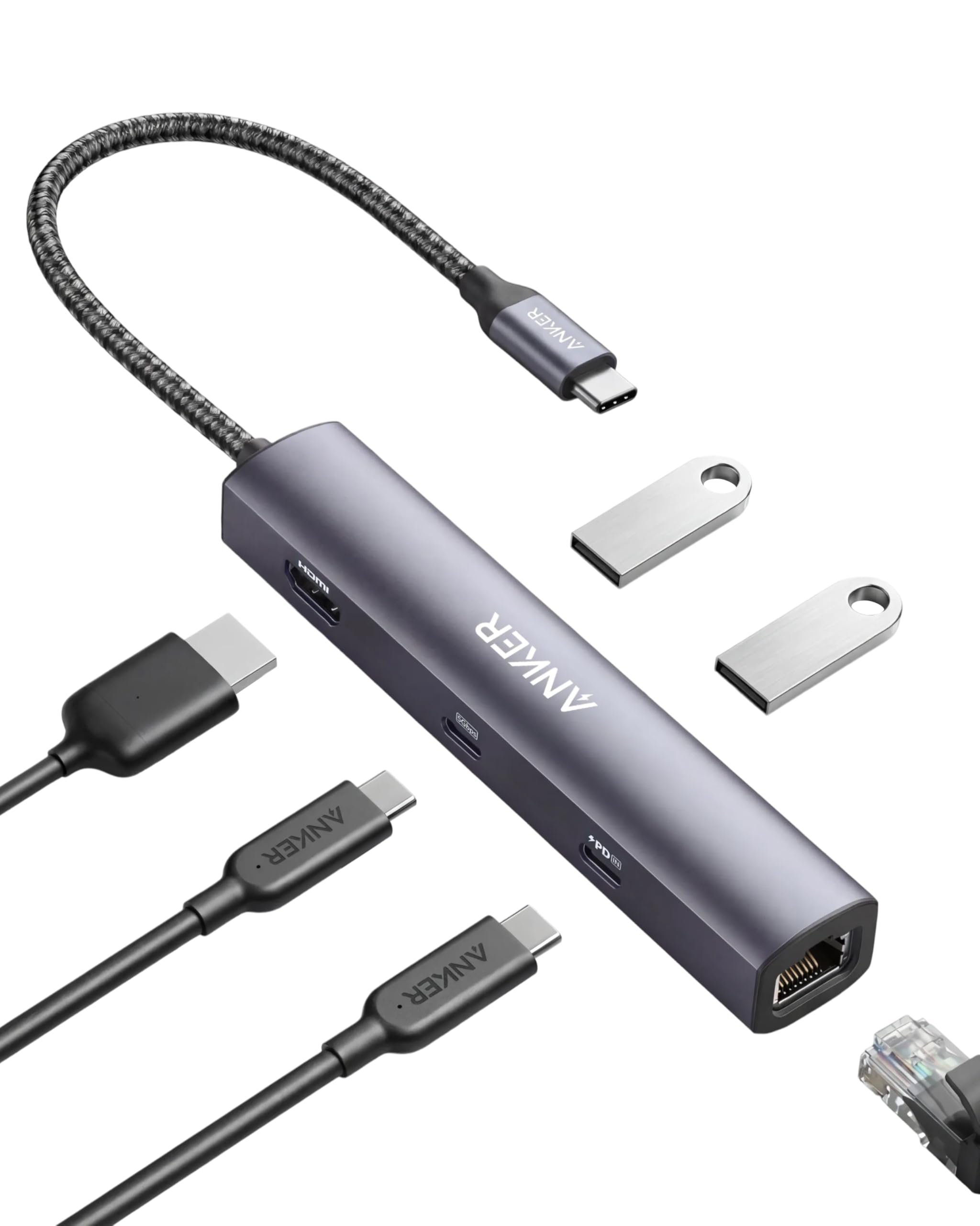 anker-powerexpand-6-in-1-usb-c-hub-ethernet-hdmi-65w-pd image 1