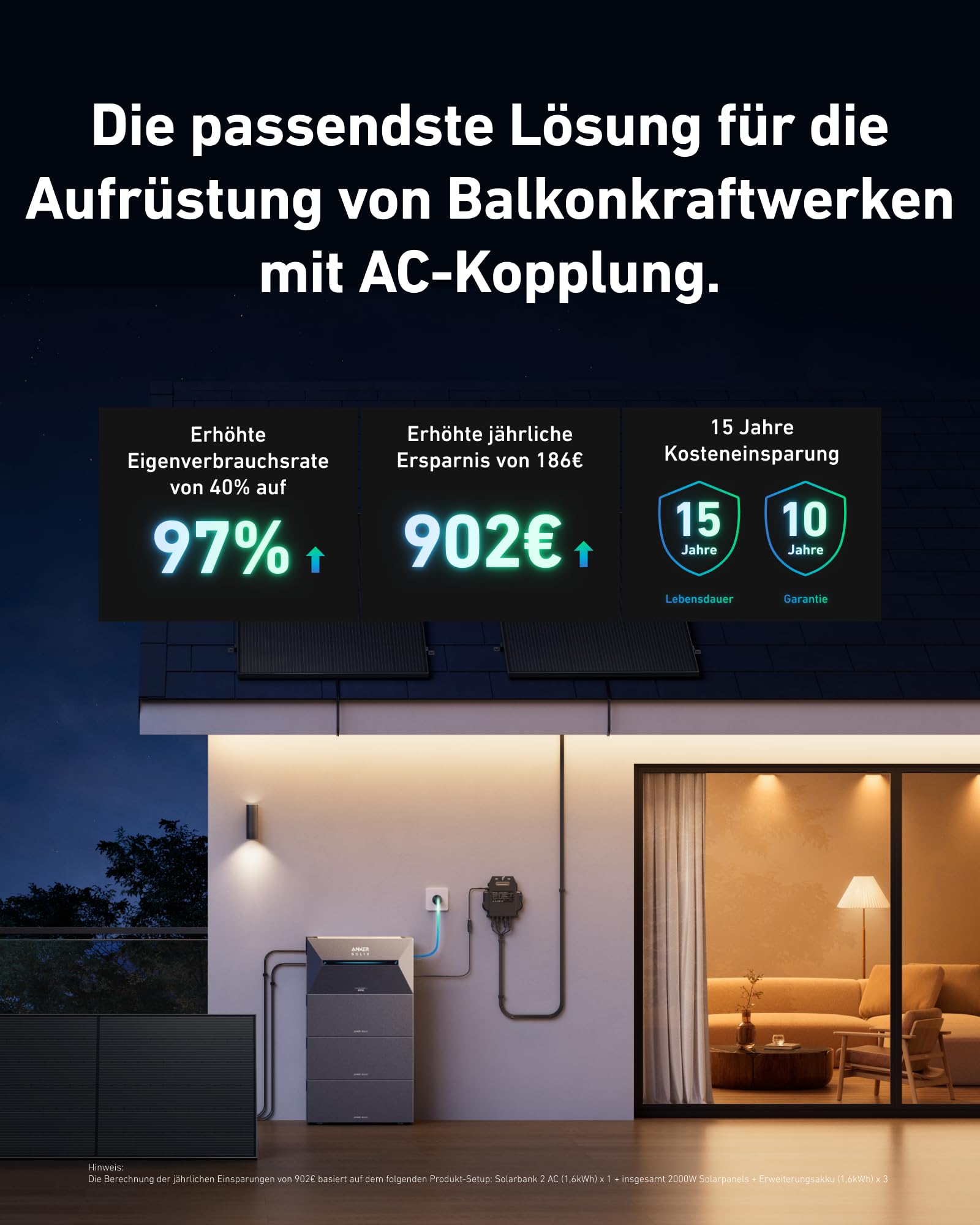 anker-solix-solarbank-2-ac-balkonkraftwerk-speicher-1-6-kwh-erweiterbar-auf-9-6- image 2
