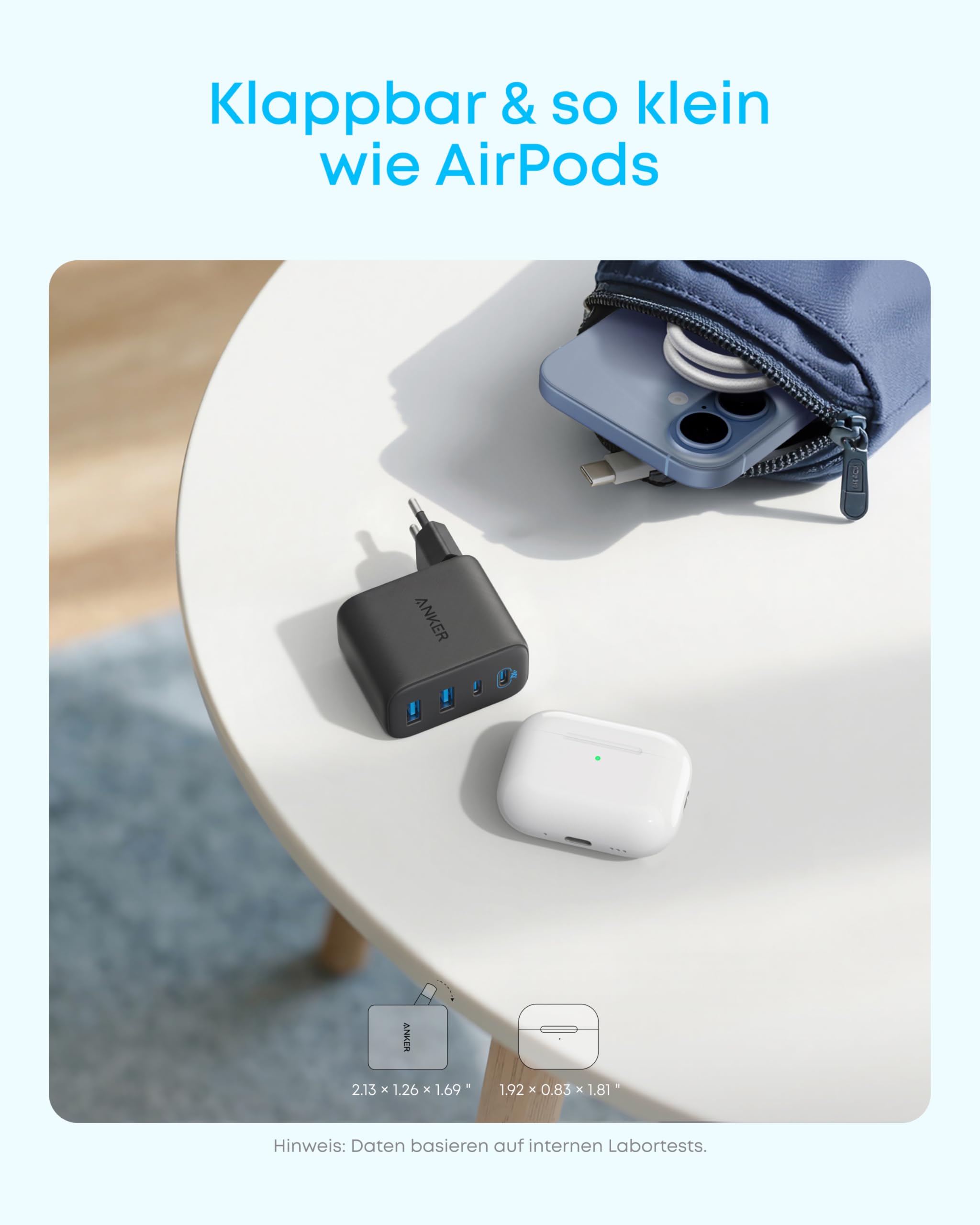 anker-zolo-50w-usb-c-ladeger-t-4-ports-2x-usb-c-2x-usb-a-kompakt image 4