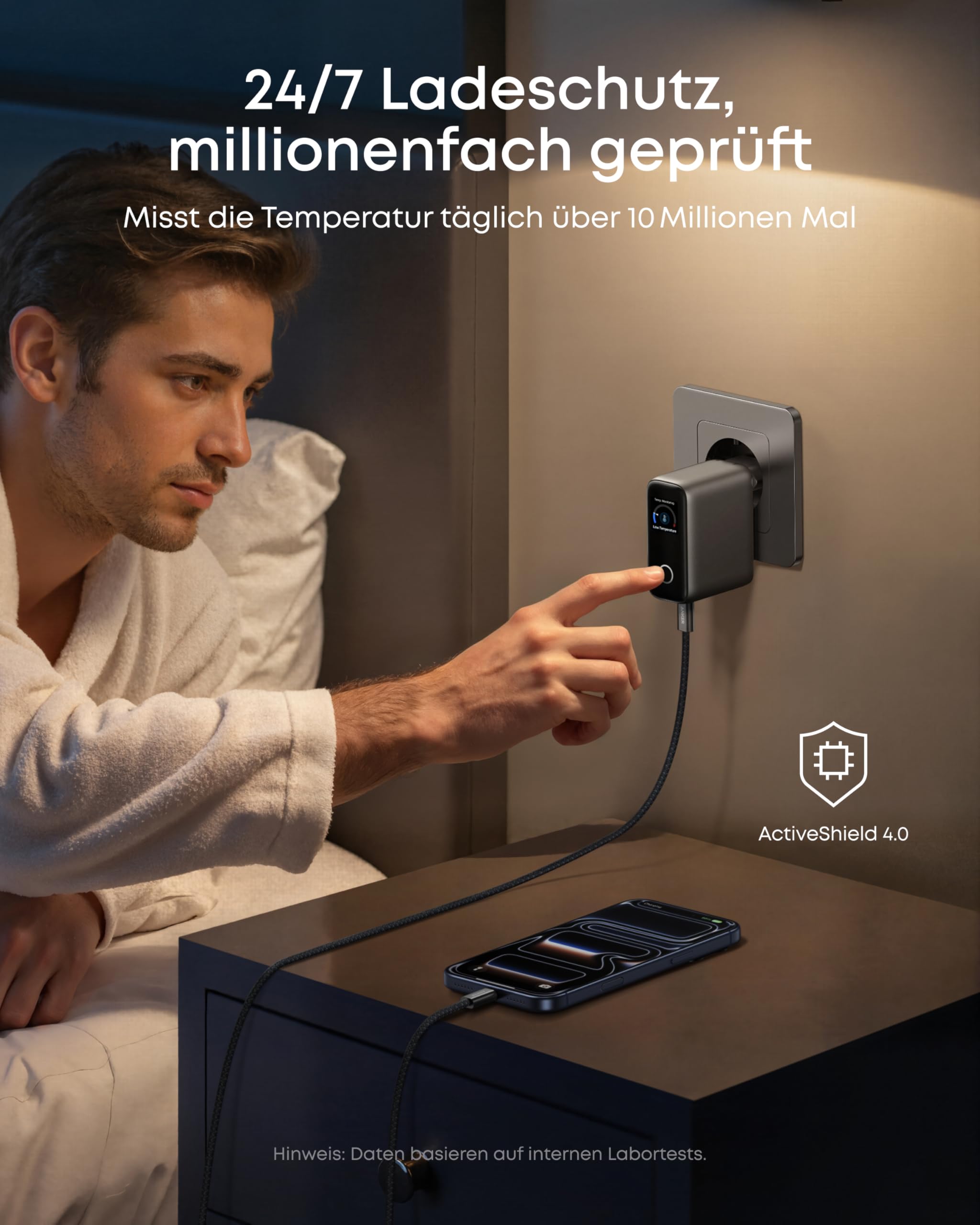 anker-100w-usb-c-ladeger-t-mit-smart-display-touch-steuerung-3-port-gan-f-r-macb image 7