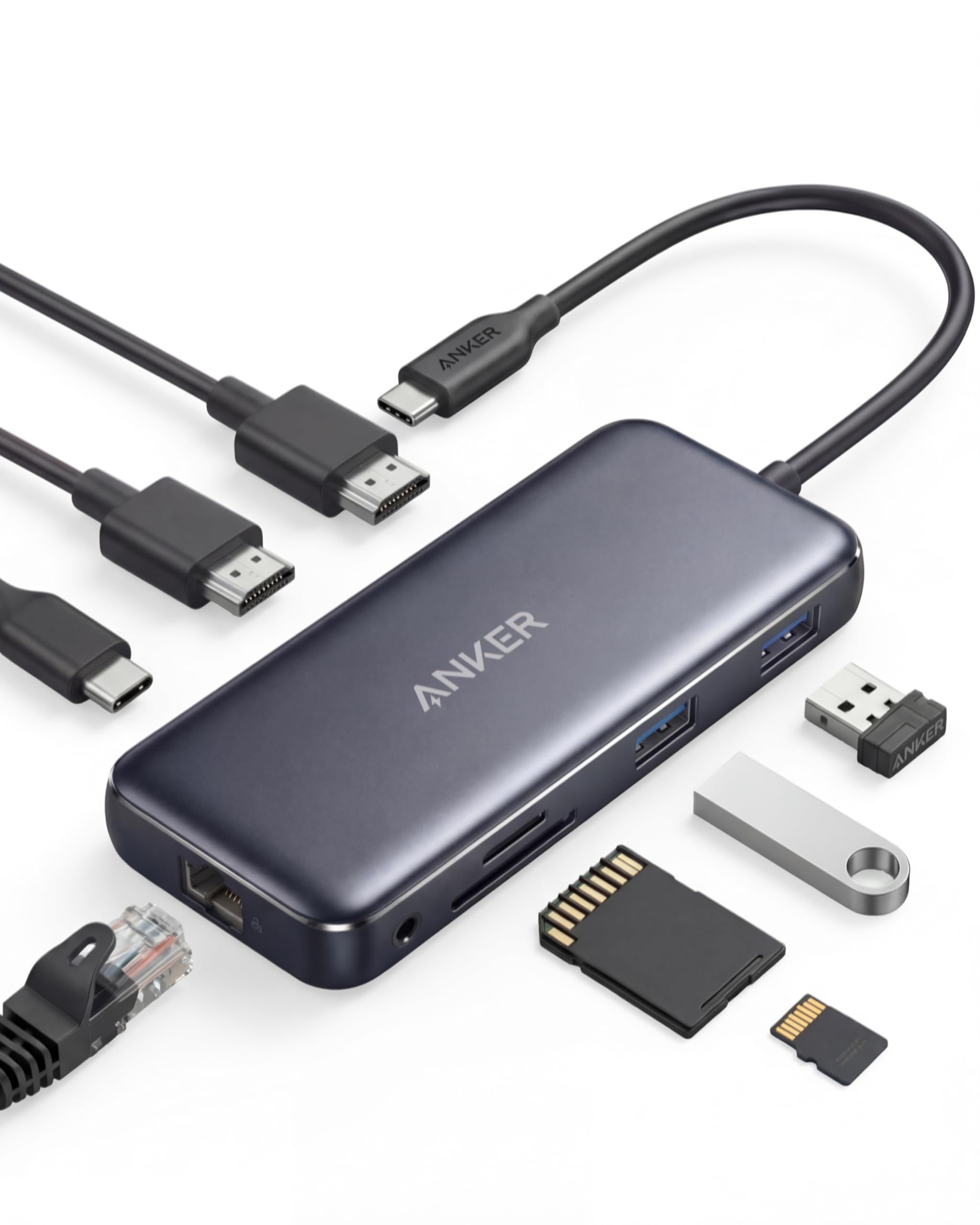 anker-powerexpand-8-in-1-usb-c-hub-dual-hdmi-ethernet-85w-pd image 1