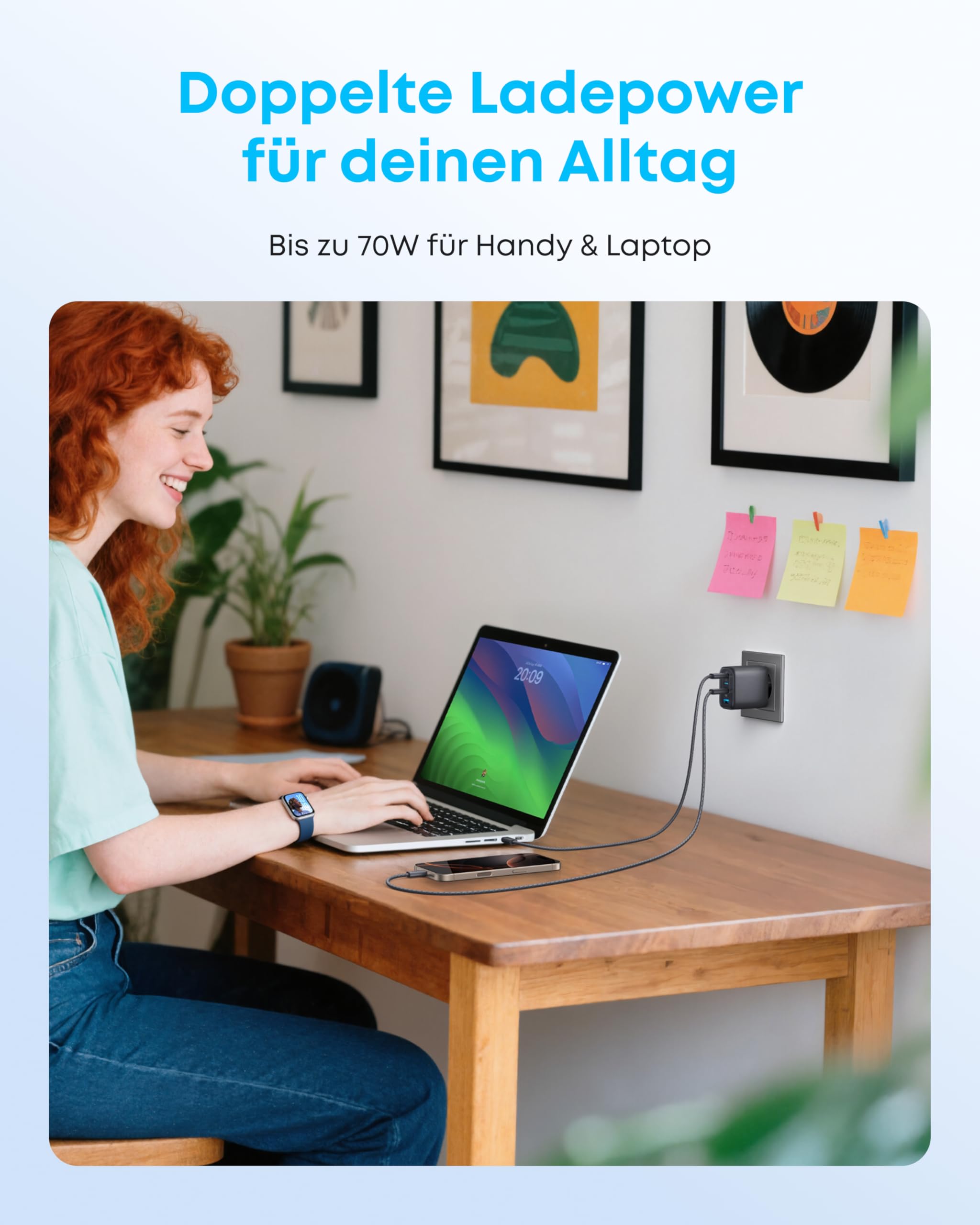 anker-zolo-70w-usb-c-ladeger-t-mit-4-ports-kompaktes-netzteil-f-r-laptop-smartph image 3