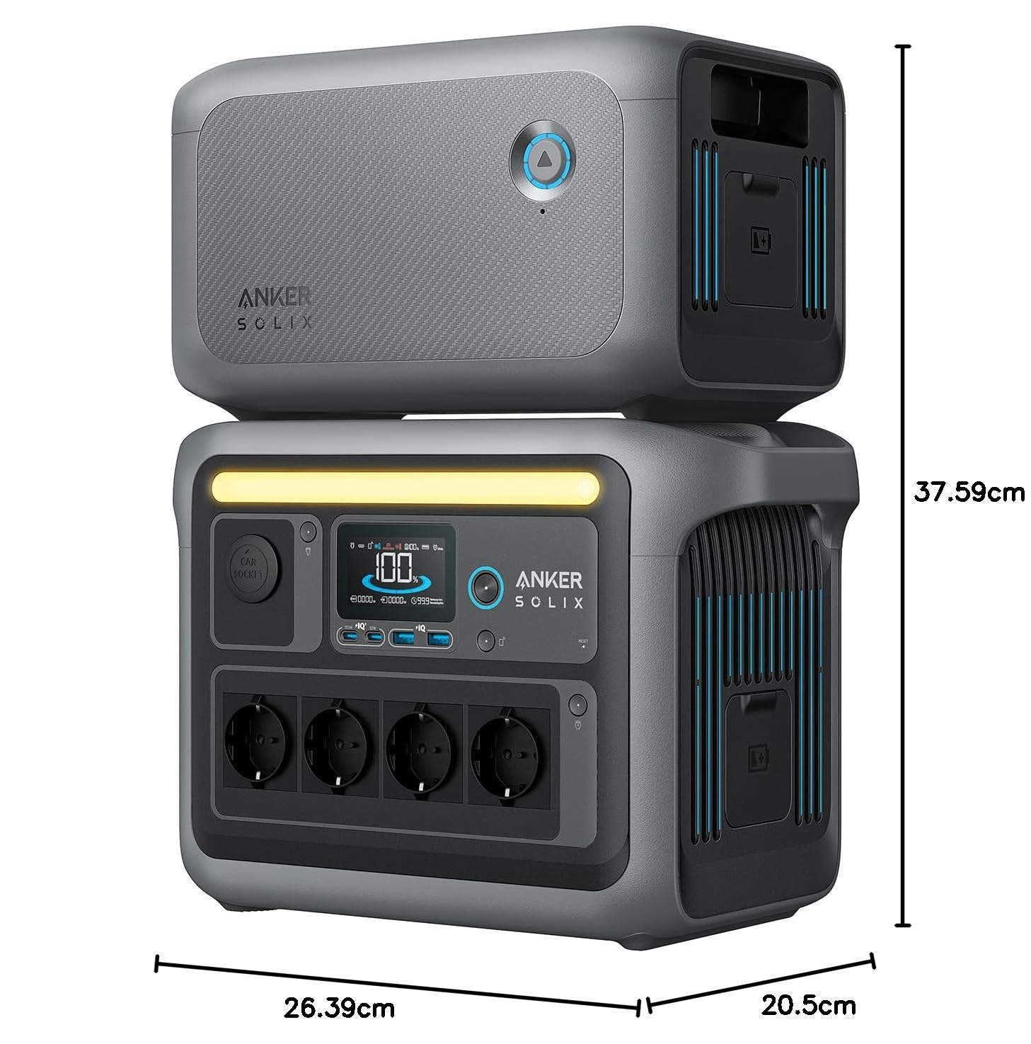anker-solix-c1000-powerstation-mit-bp1000-erweiterungsakku-2112wh-1800w image 7