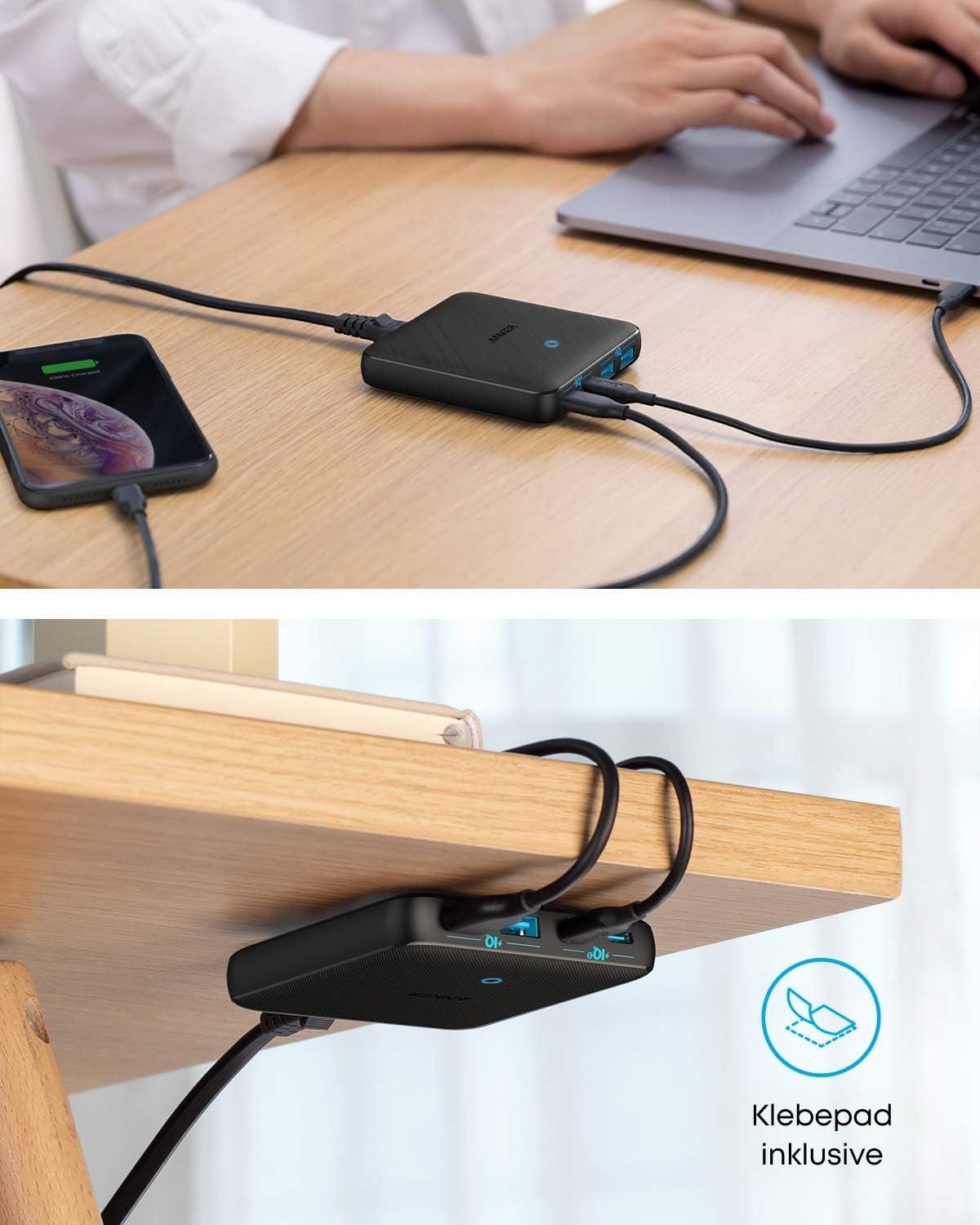 anker-powerport-atom-iii-slim-65w-gan-ladeger-t-mit-4-ports-2x-usb-c-2x-usb-a image 5