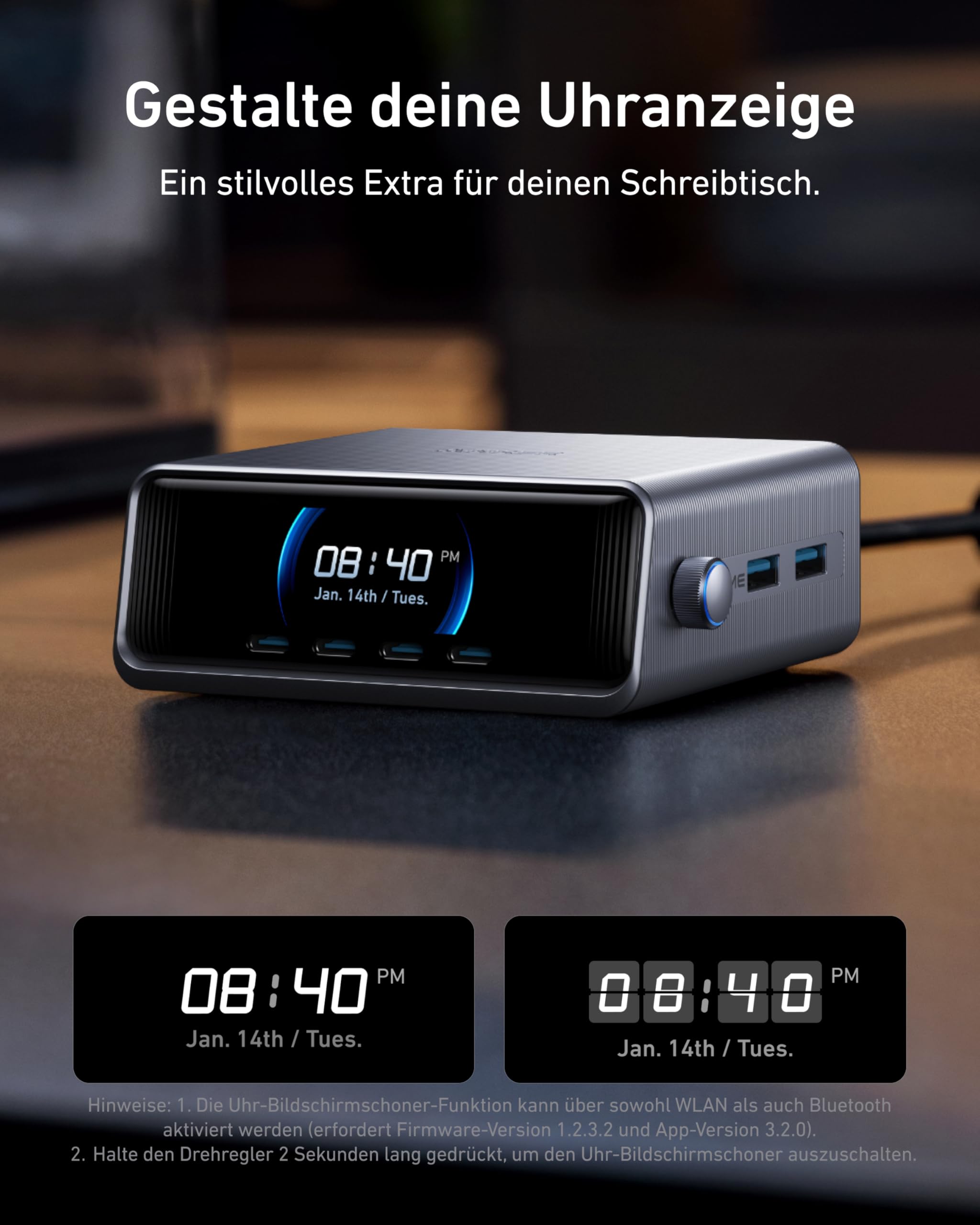 anker-prime-250w-ganprime-usb-c-ladeger-t-6-port-ladestation-mit-lcd-display-und image 6