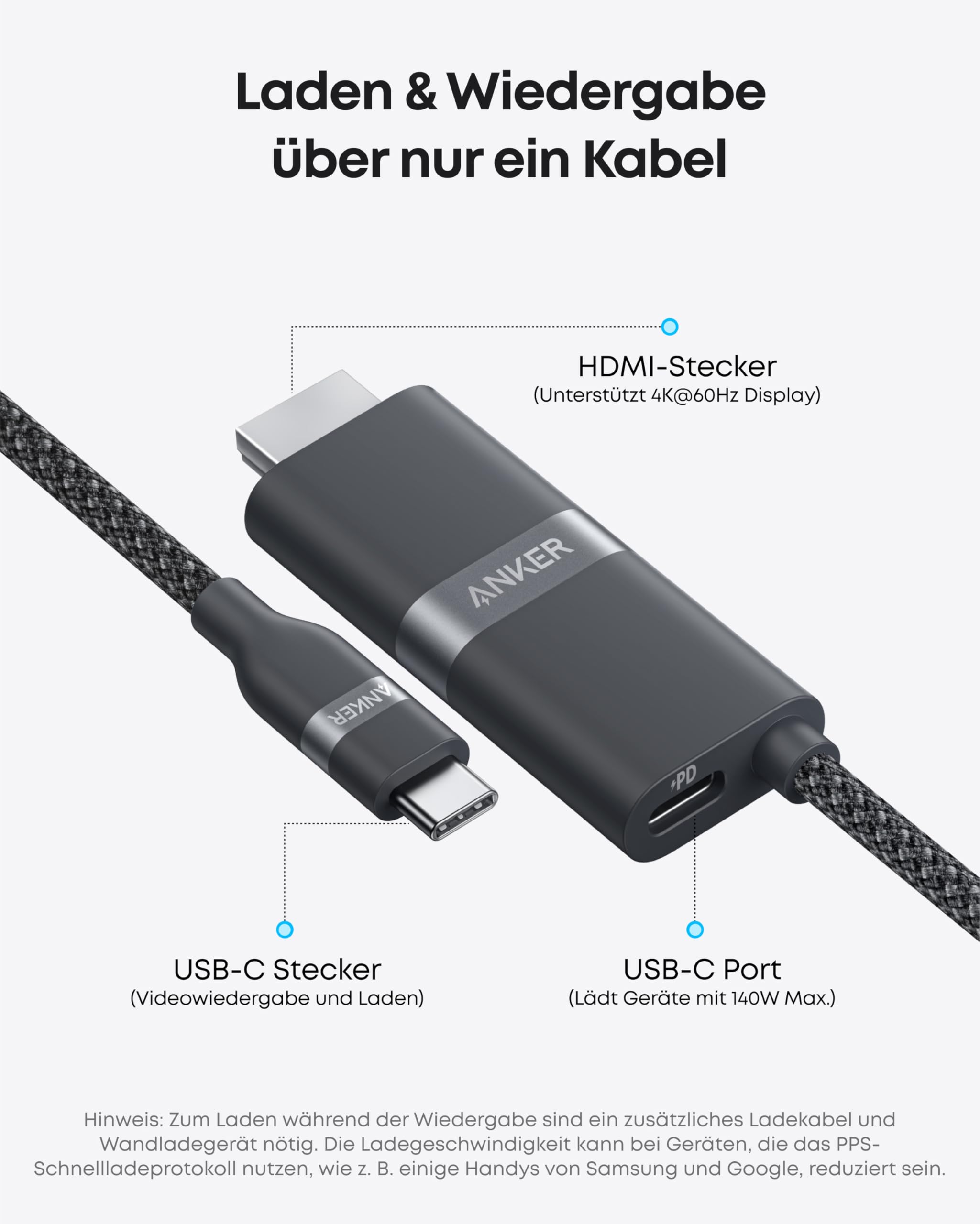 anker-nano-usb-c-auf-hdmi-kabel-90-cm-4k-60hz-mit-140w-pd-lade-port-thunderbolt- image 2
