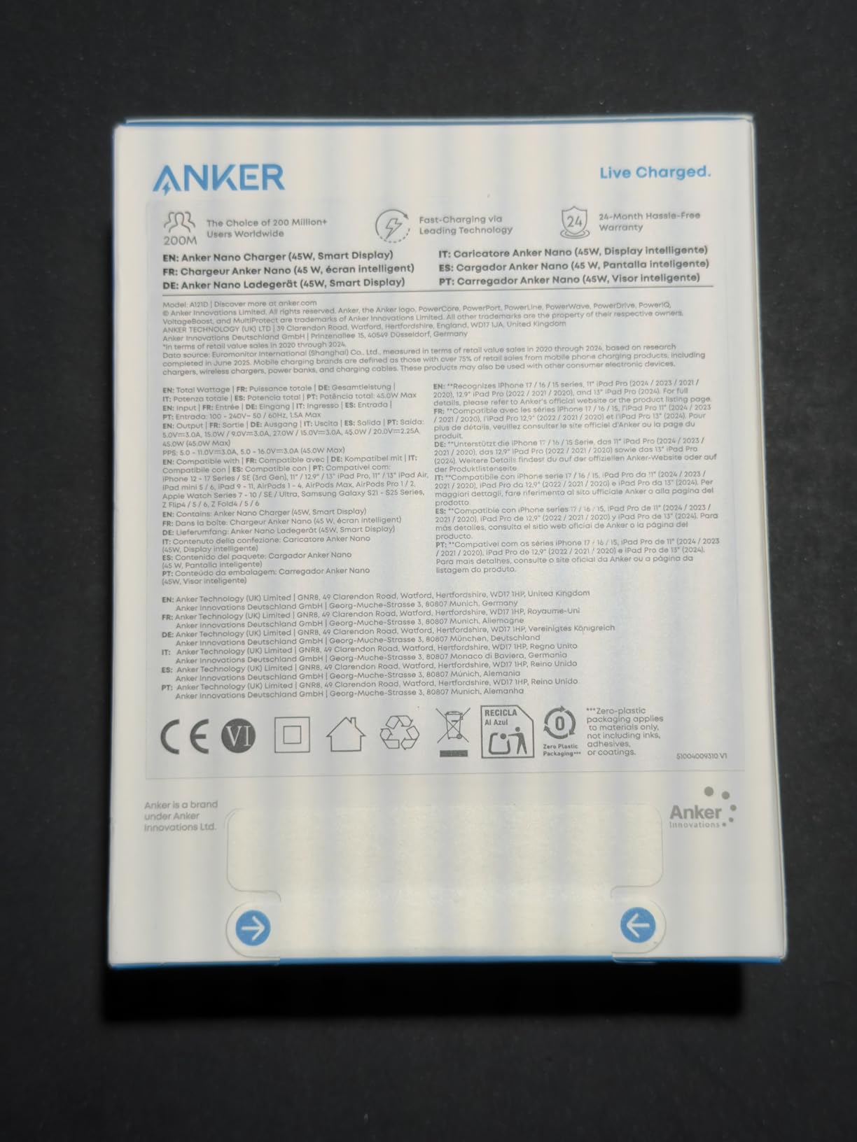 Anzeige könnte größer sein