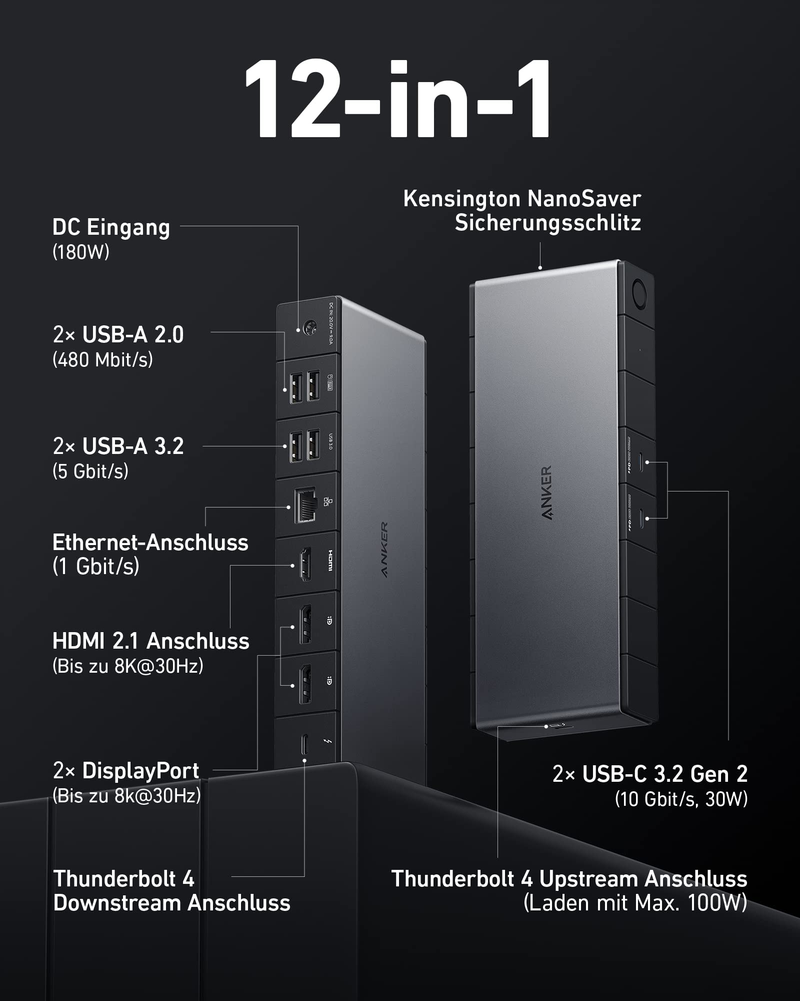 anker-778-thunderbolt-dockingstation-12-in-1-thunderbolt-4-8k-4k-ethernet-100-w- image 2
