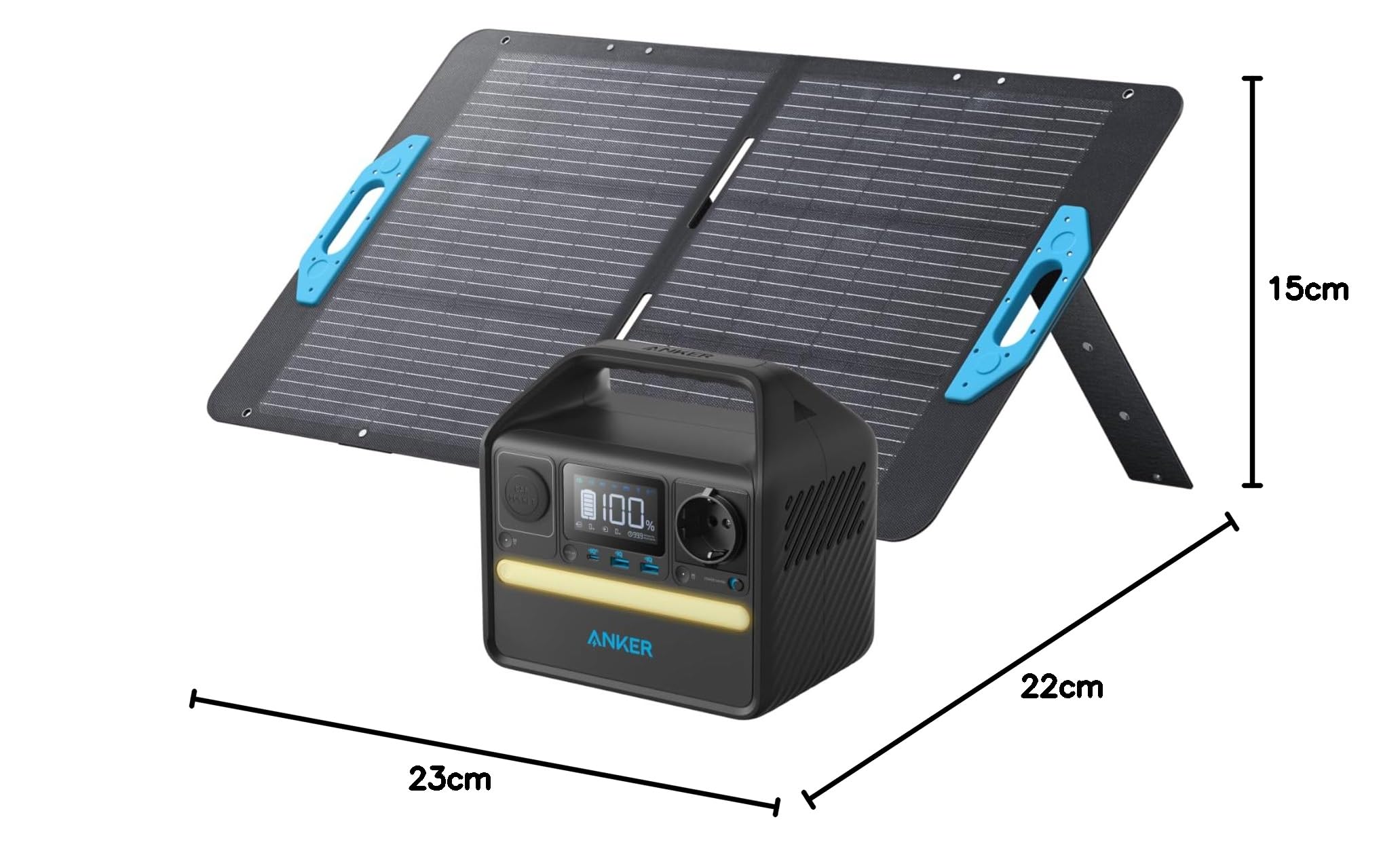 anker-521-tragbare-powerstation-mit-100-w-solarpanel-256-wh-300-w-lifepo4-usb-c- image 8