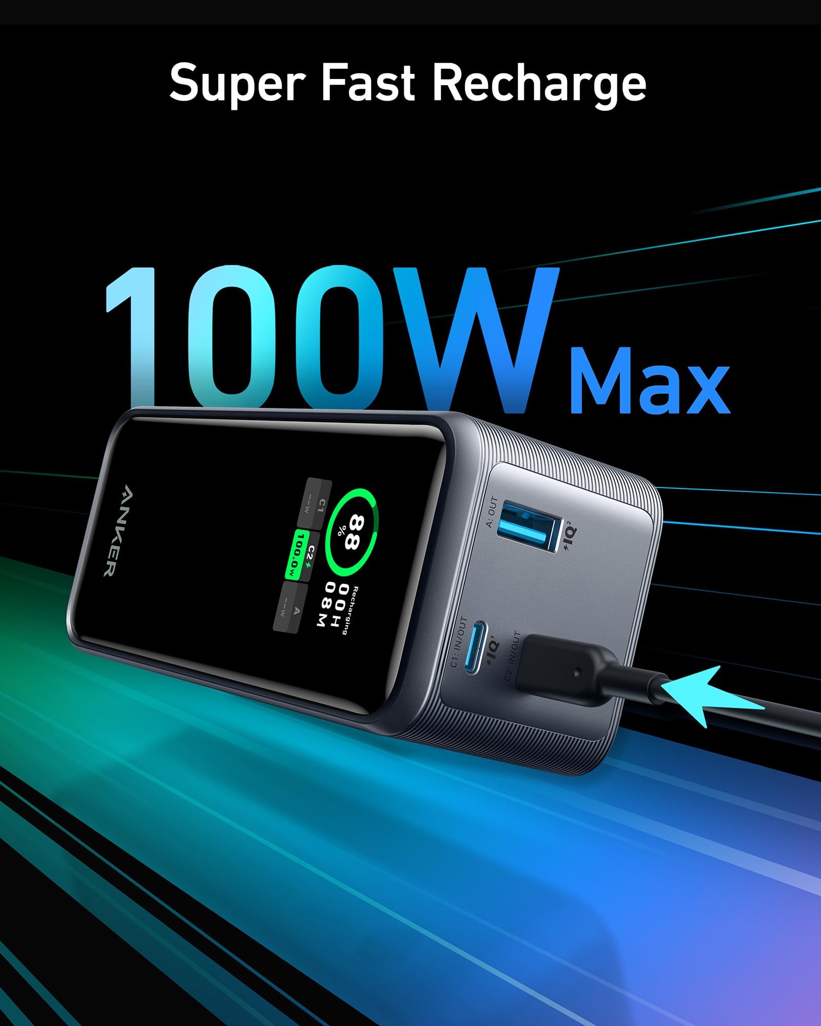 anker-prime-powerbank-20-000mah-72wh-200w-display-2x-usb-c-1x-usb-a image 3