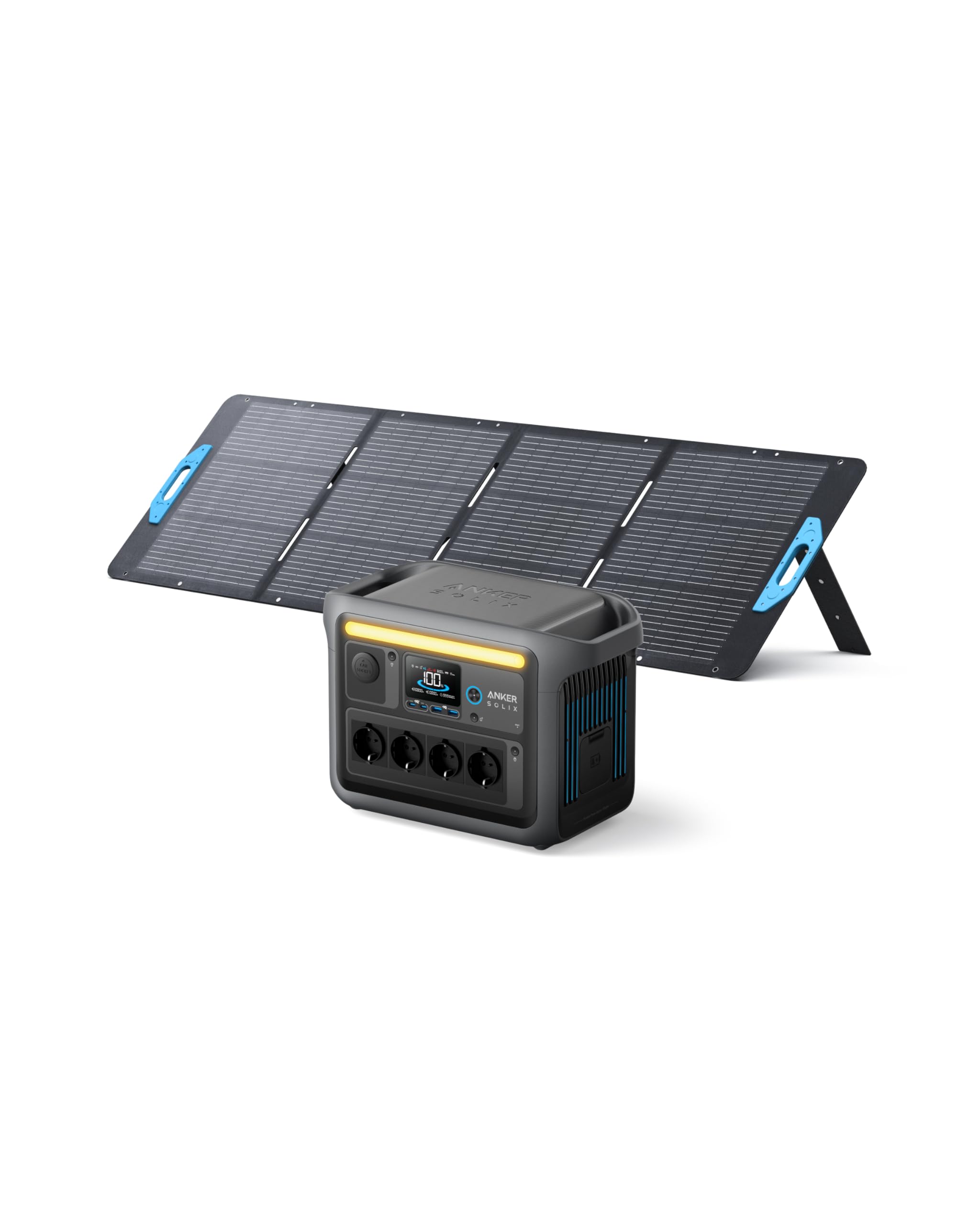 anker-solix-c1000-set-mit-200-w-solarpanel-powerstation-lifepo4-2400-w-spitzenle image 1