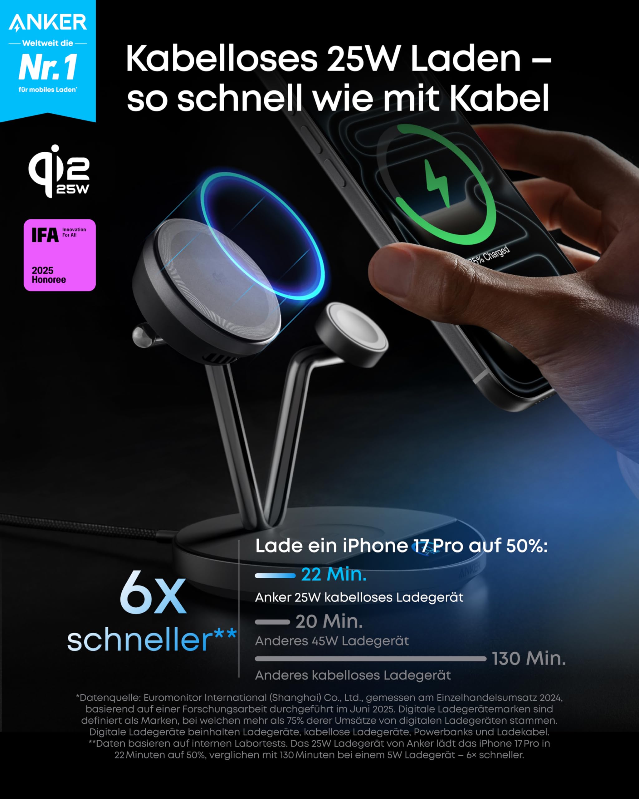 anker-prime-3-in-1-ladestation-qi2-25w-mit-smart-display-f-r-iphone-apple-watch- image 3