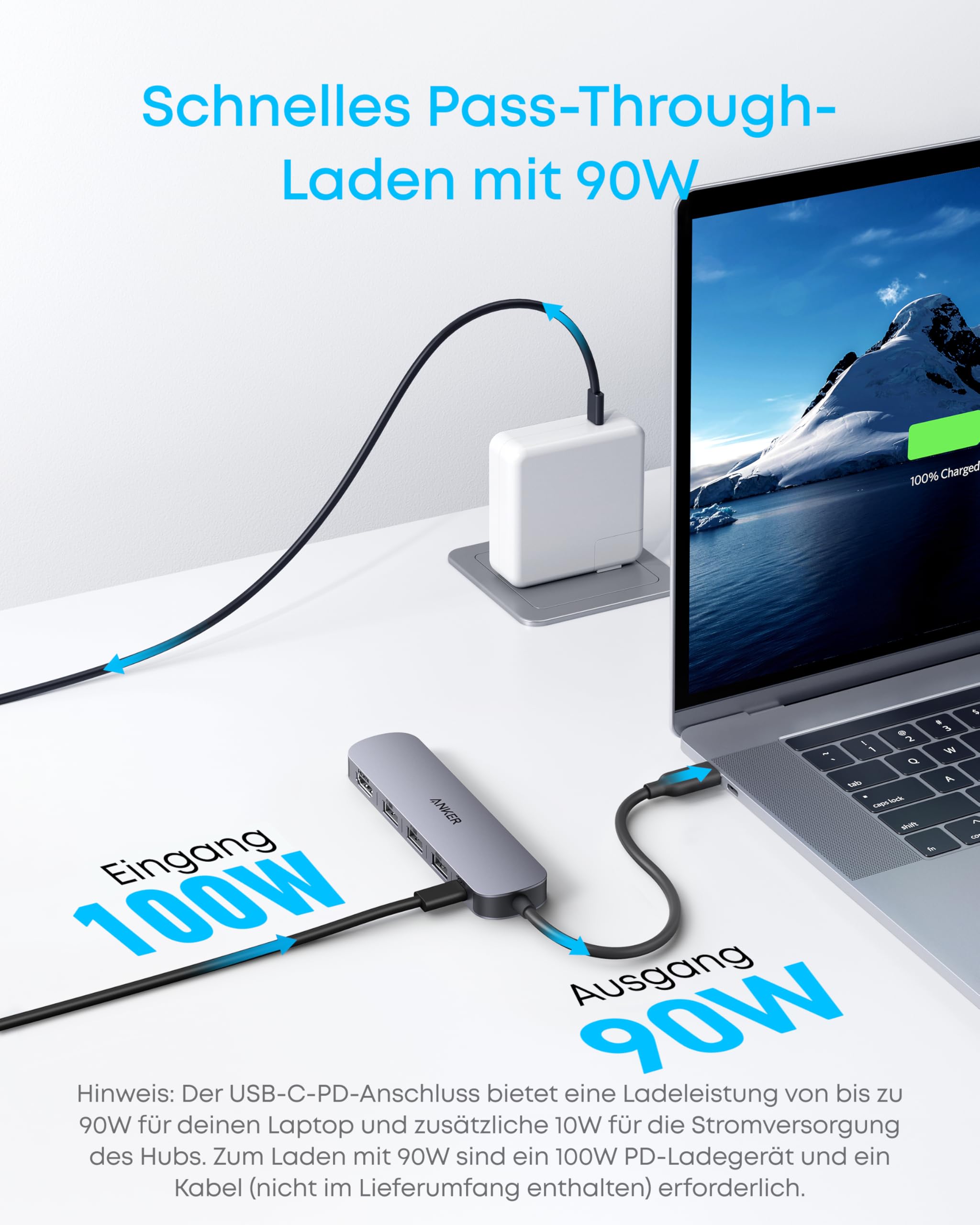 anker-usb-c-hub-5-in-1-4k-30hz-hdmi-90w-power-delivery-usb-a image 3