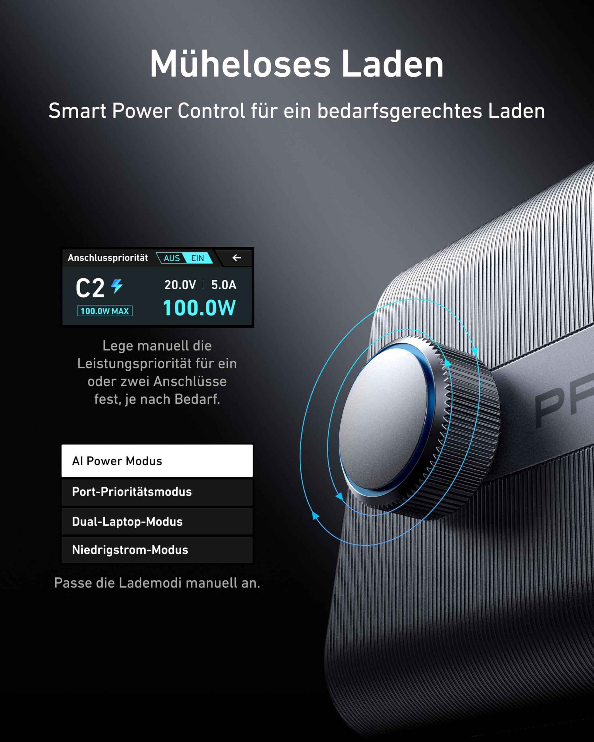 anker-prime-250w-ganprime-usb-c-ladeger-t-6-port-ladestation-mit-lcd-display-und image 5