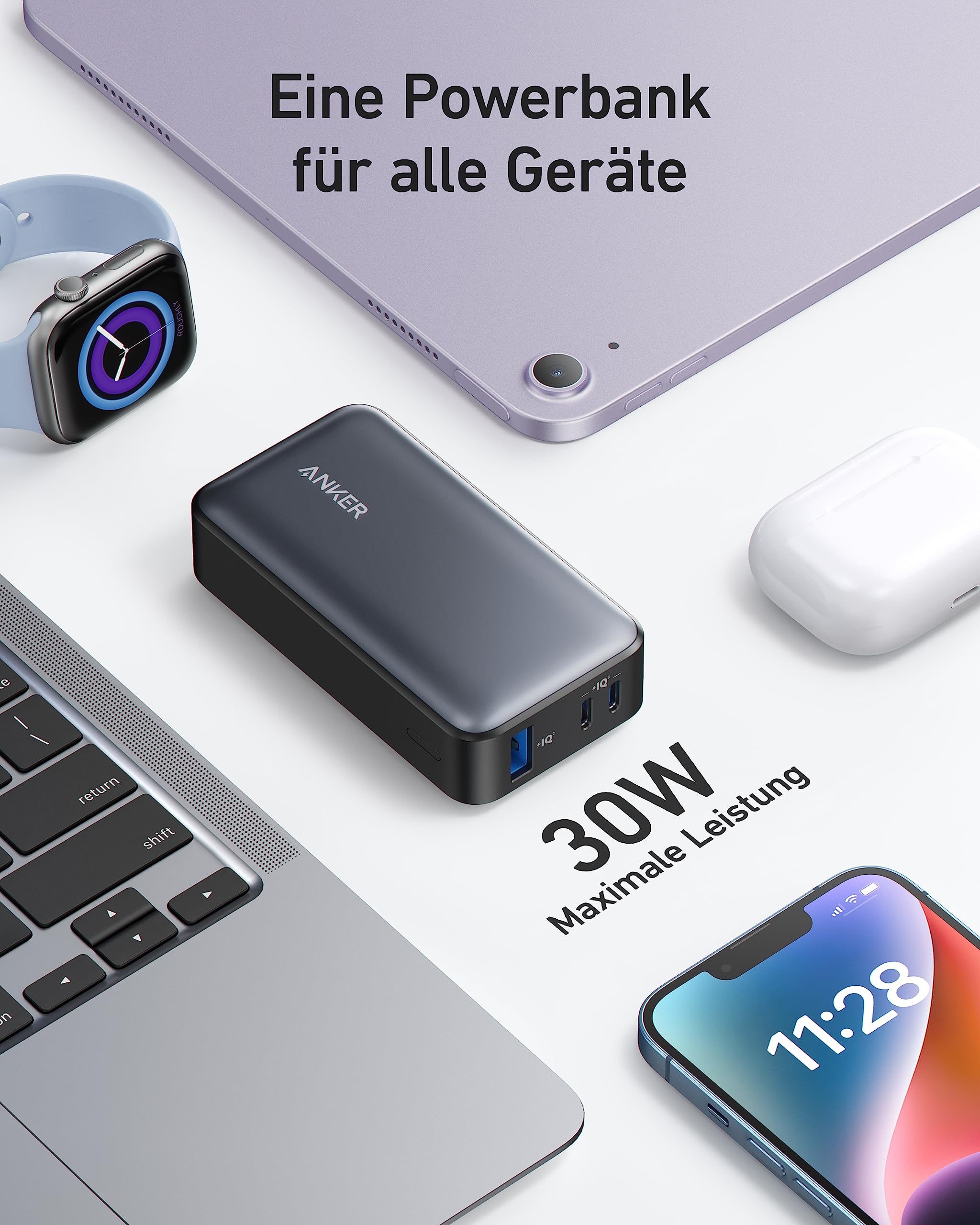 anker-533-powerbank-powercore-30w-10-000-mah-30w-pd-3-anschl-sse-led-display image 5