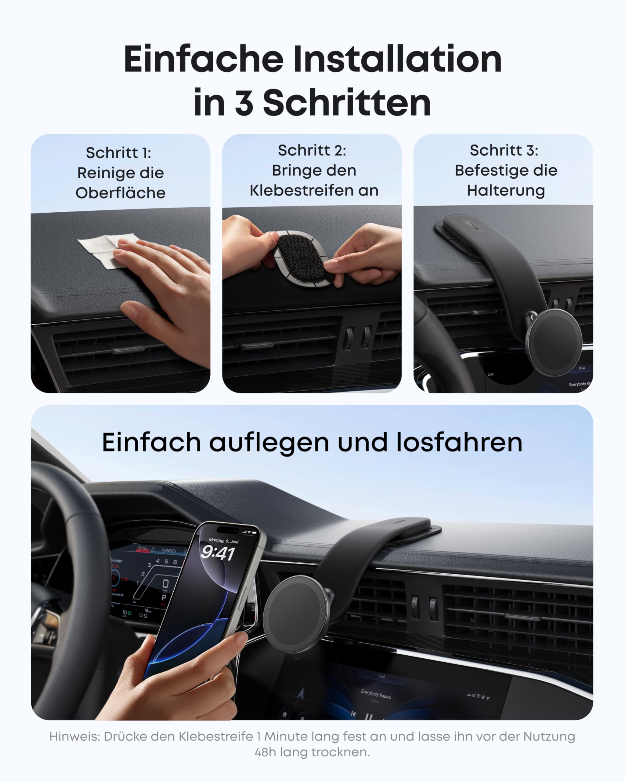 anker-nano-magnetische-autohalterung-abnehmbar-360-drehbar-45-neigbar-mit-magnet image 6