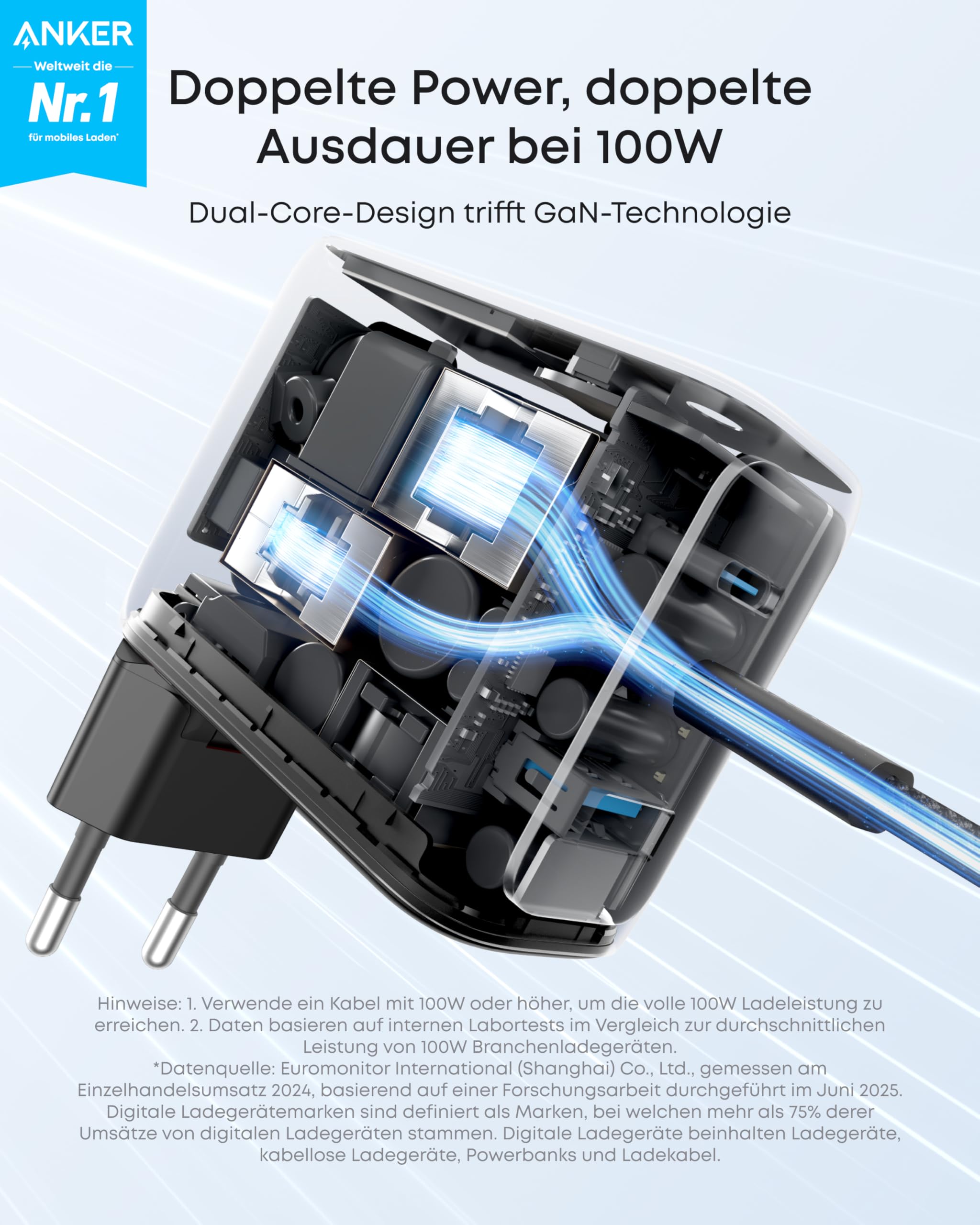 anker-100w-usb-c-ladeger-t-mit-smart-display-touch-steuerung-3-port-gan-f-r-macb image 2