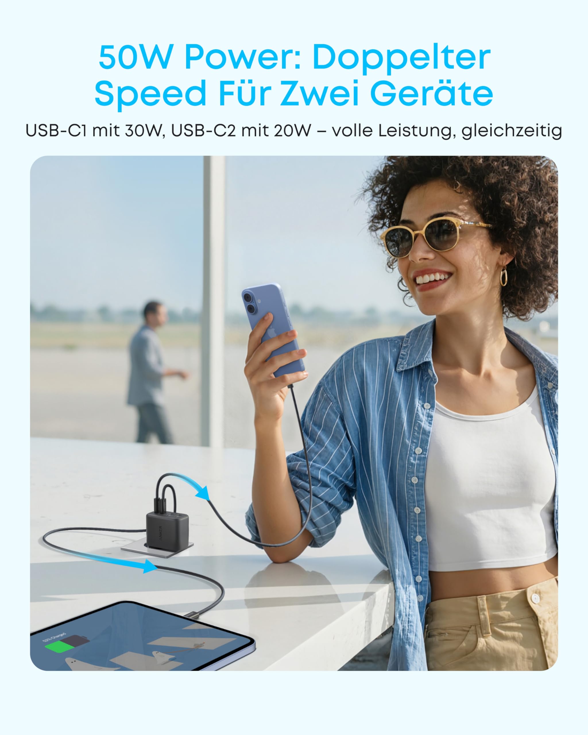 anker-zolo-50w-usb-c-ladeger-t-4-ports-2x-usb-c-2x-usb-a-kompakt image 5