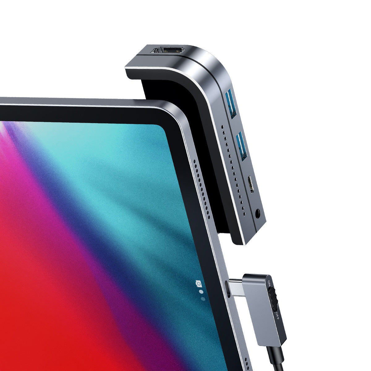 baseus-6-in-1-usb-c-hub-f-r-ipad-pro-air-mit-4k-hdmi-und-100-w-pd image 8